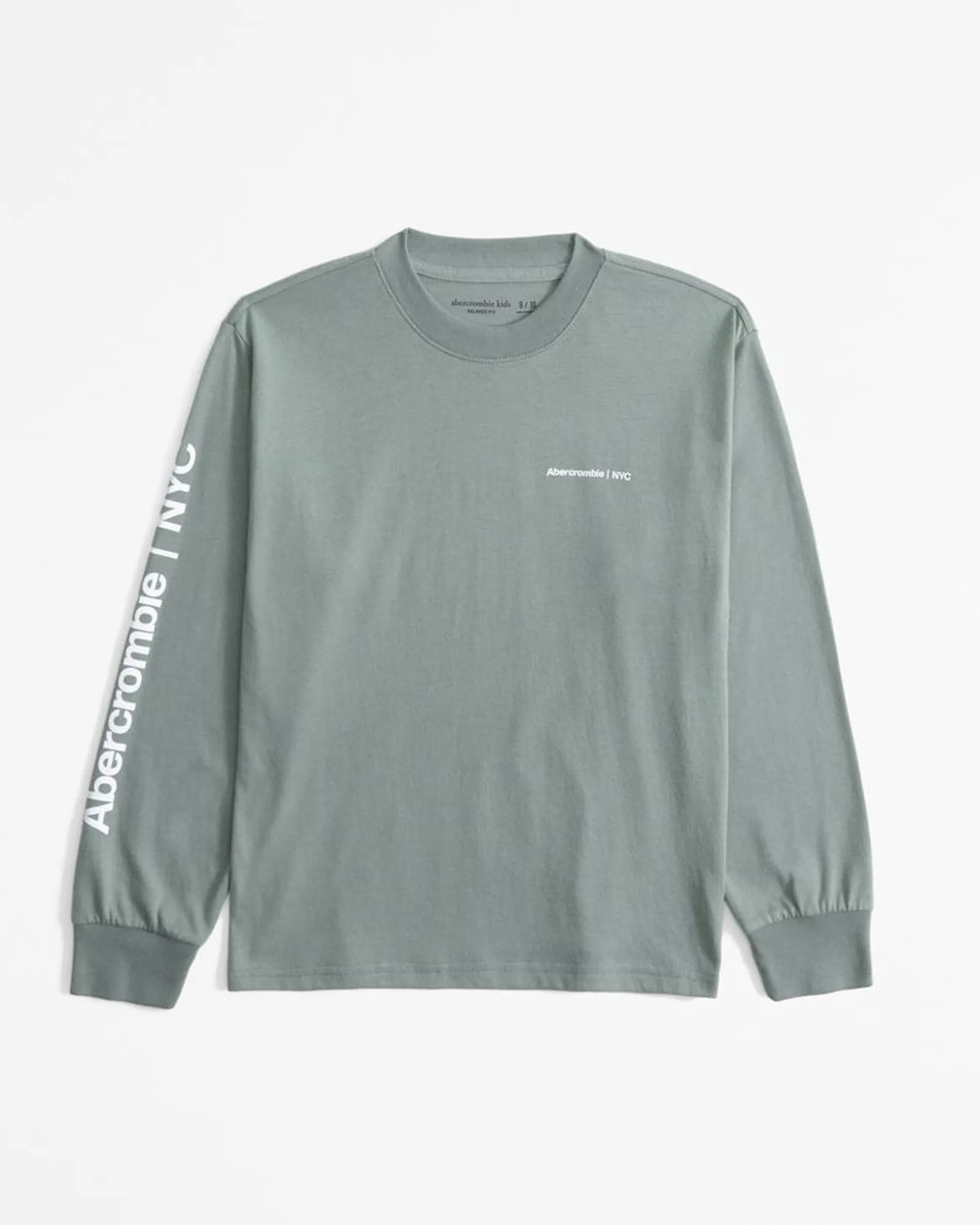 long-sleeve graphic logo tee