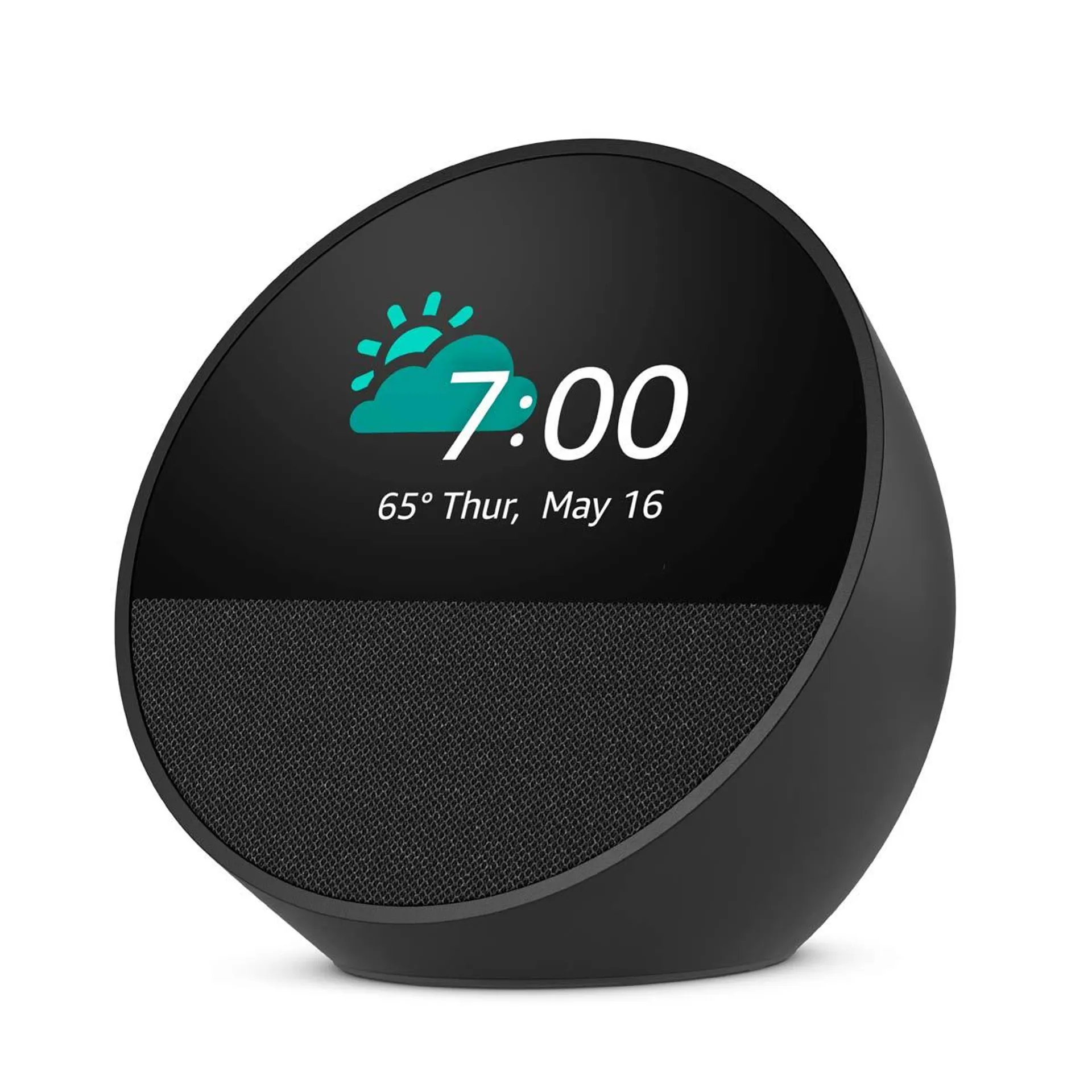 Asistente De Voz Echo Spot Amazon Negro B0BFC7WQ6R