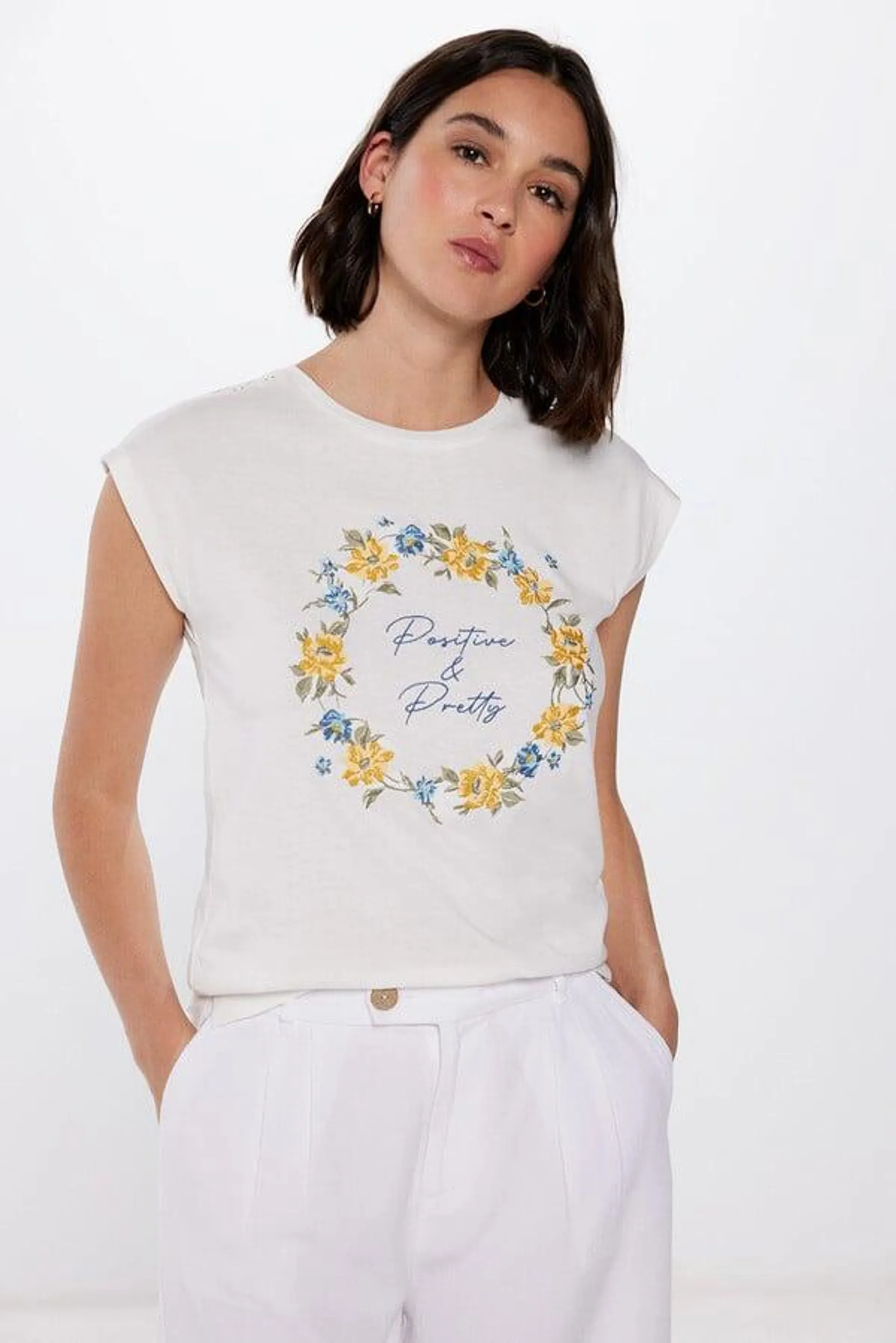 Playera "Positive and pretty"