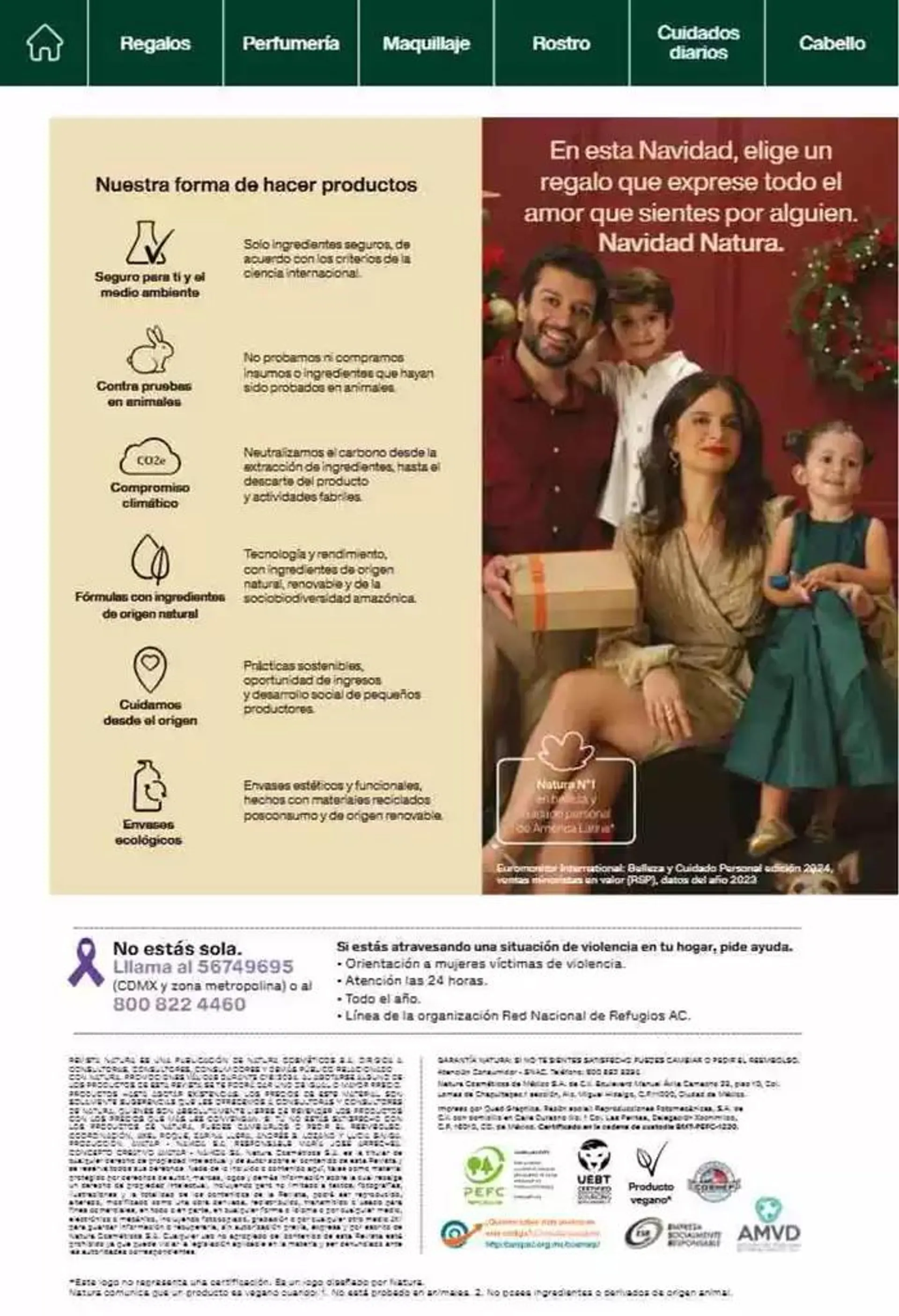 Catálogo de Revista Natura Ciclo 18 2024 8 de noviembre al 8 de diciembre 2024 - Pagina 168