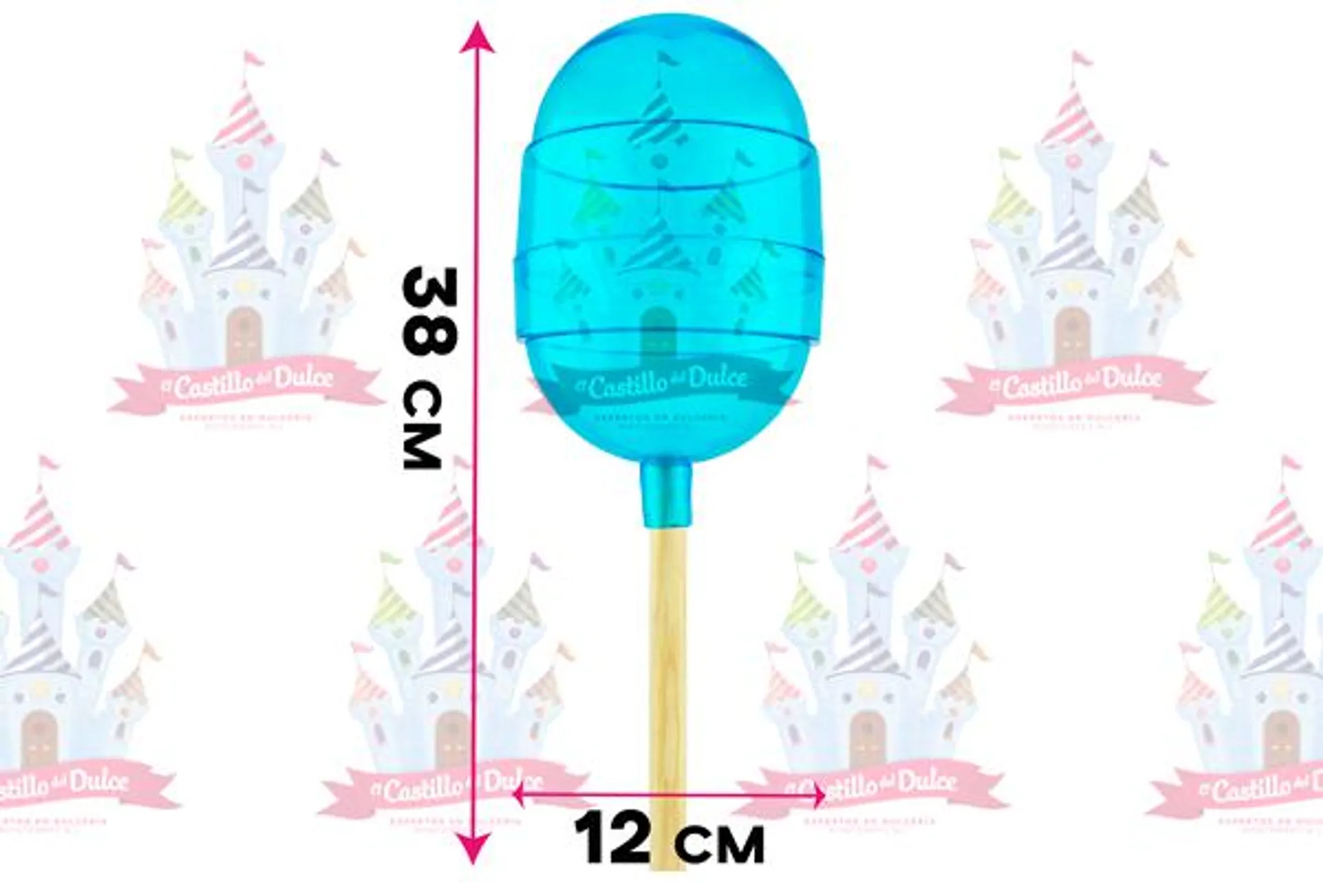 PALETA PLASTICO GRANDE CELESTE 1 PZA