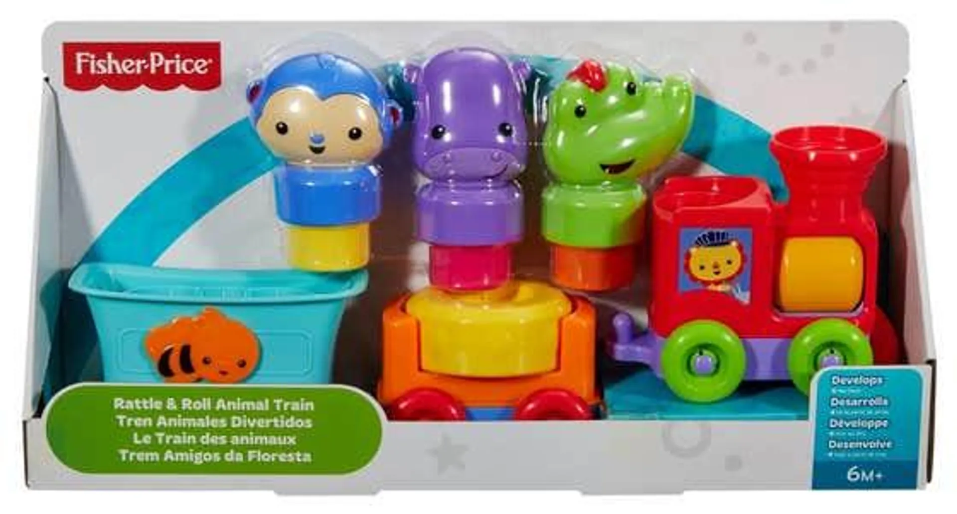 Mattel Fisher-Price Tren Animales Divertidos DMC 44