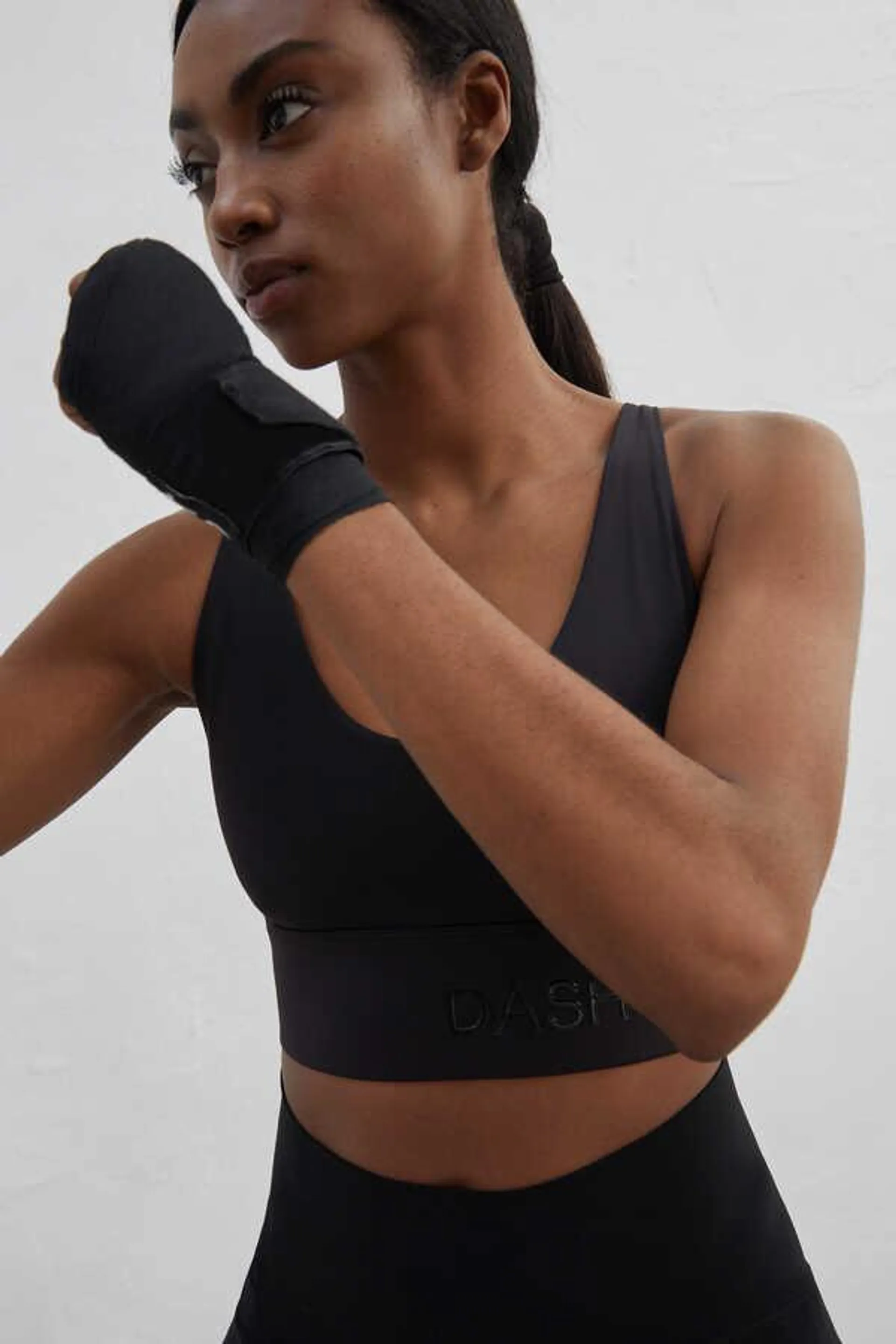 Top deportivo negro 4D Strecht