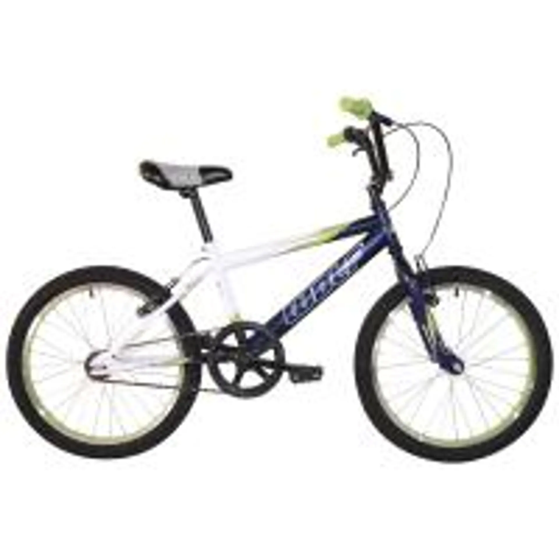 Bicicleta WOLF BMX R20 1V. Niño Frenos ”V” Acero Azul/Blanco Talla:UN