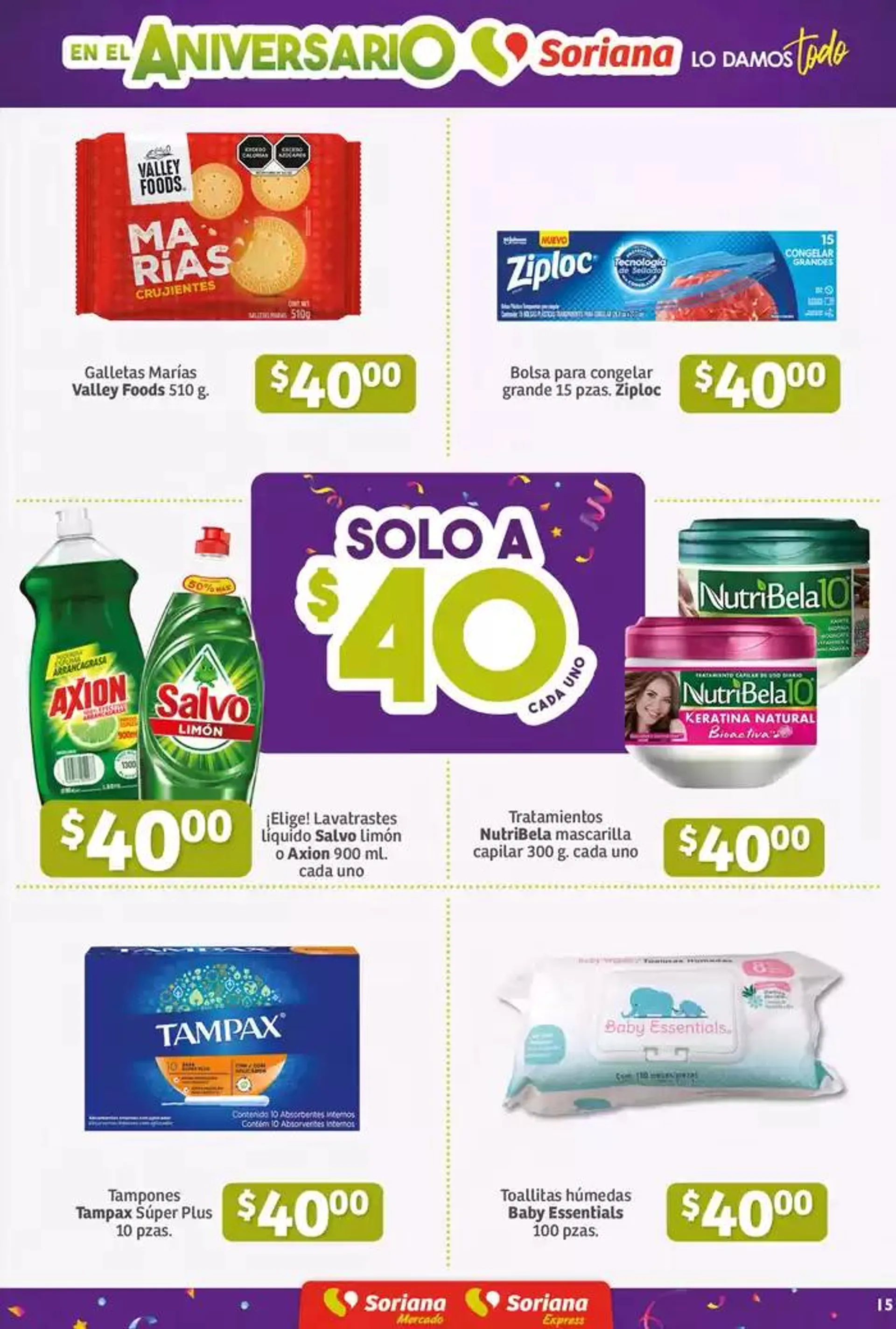 Catálogo de Folleto Aniversario Soriana Mercado 11 de octubre al 29 de octubre 2024 - Pagina 13