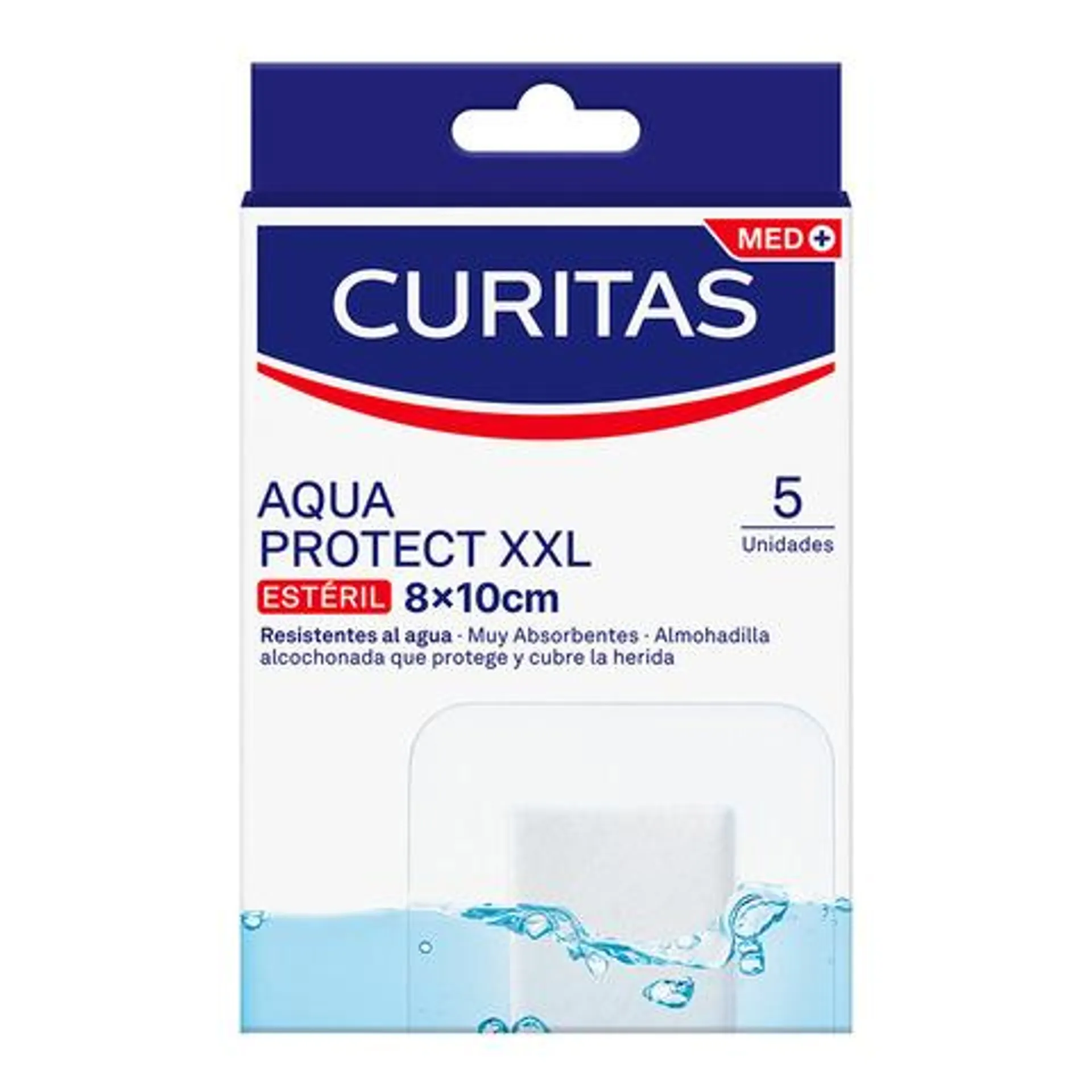 Curitas Aqua Protect XXL 8 x 10 cm Resistentes al Agua