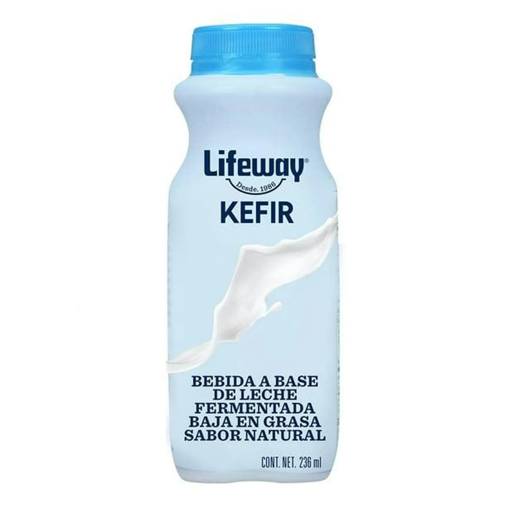 Bebida a base de leche Lifeway Kefir baja en grasa sabor natural 236 ml