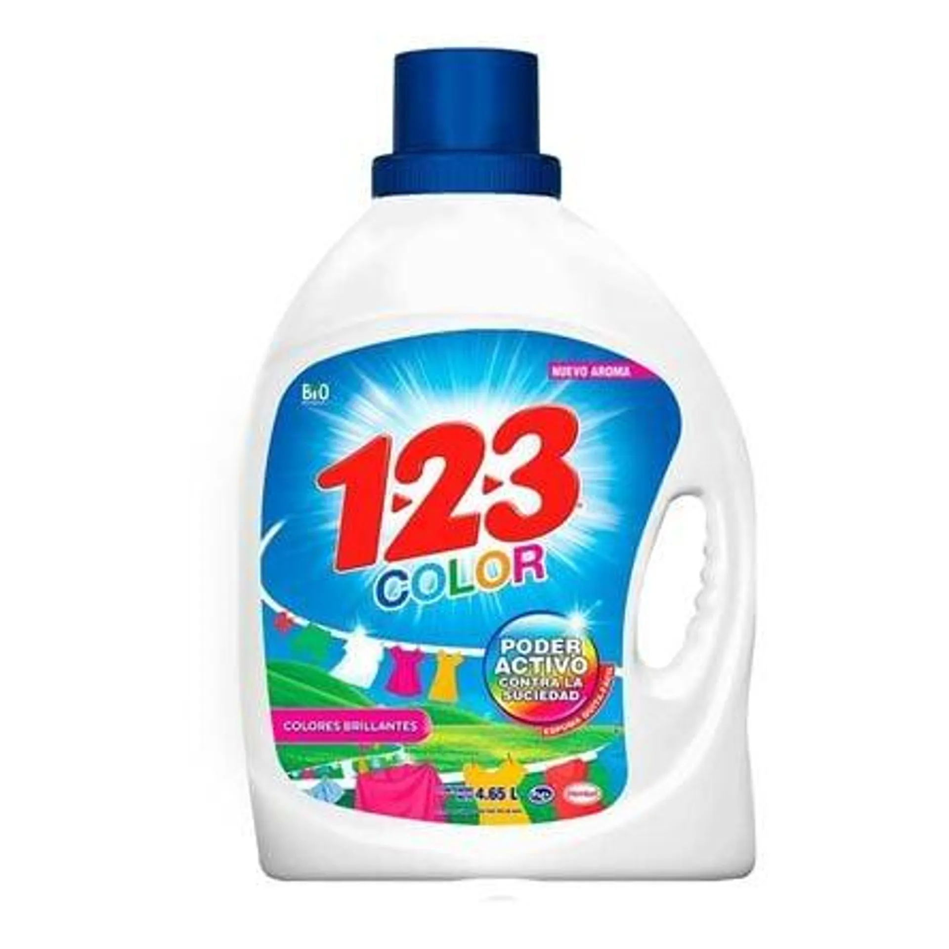 Detergente líquido 123 Color 4.65Lt