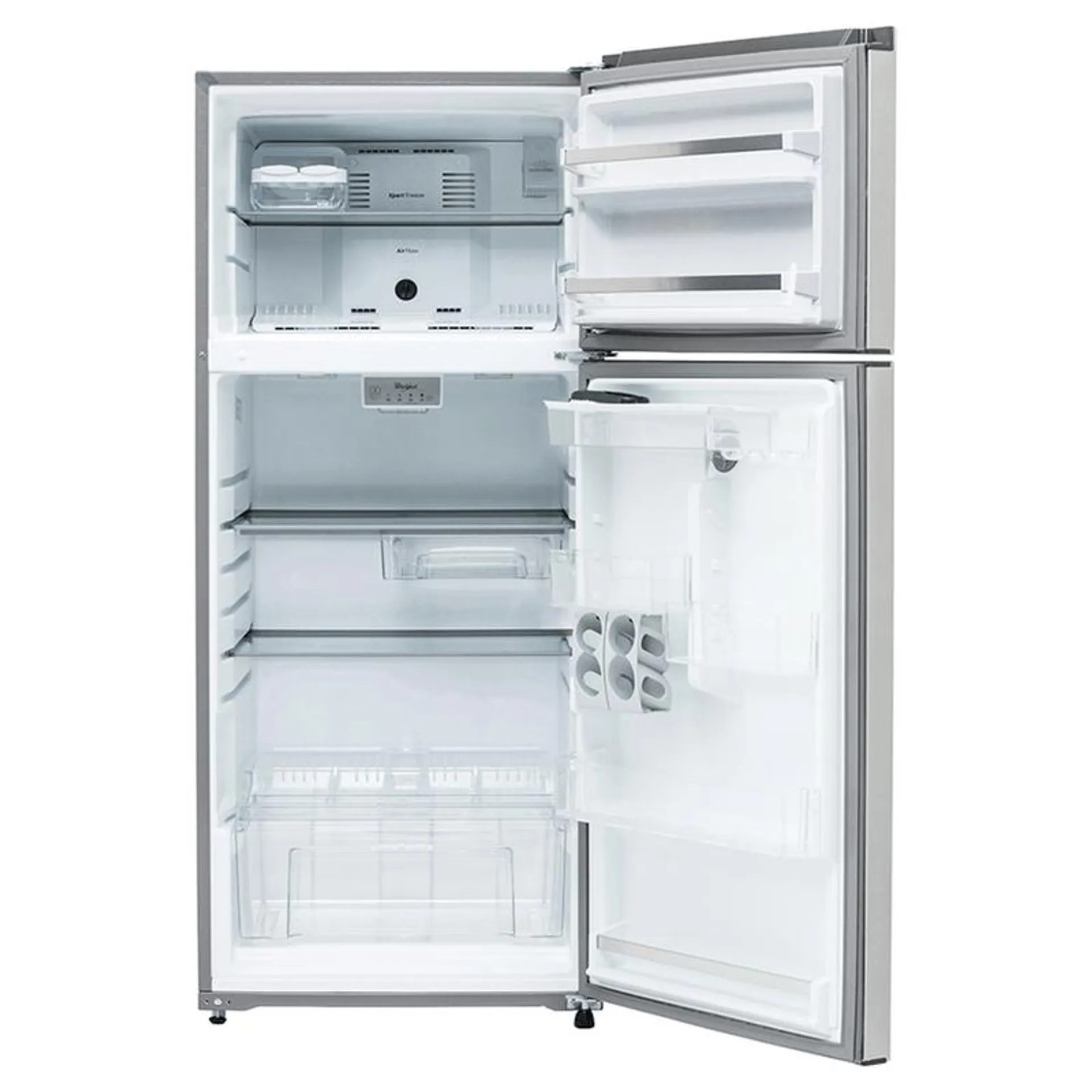 Refrigerador Whirlpool 17 pies cúbicos Top Mount de 2 puertas Gris