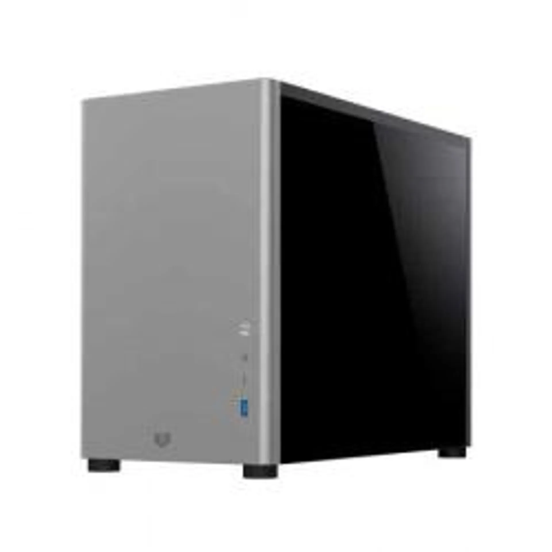 Gabinete Balam Rush Eris Special GI985 con Ventana, Micro-Tower, Micro-ATX/Mini-ITX, USB 3.0, sin Fuente, sin Ventiladores Instalados, Gris ―