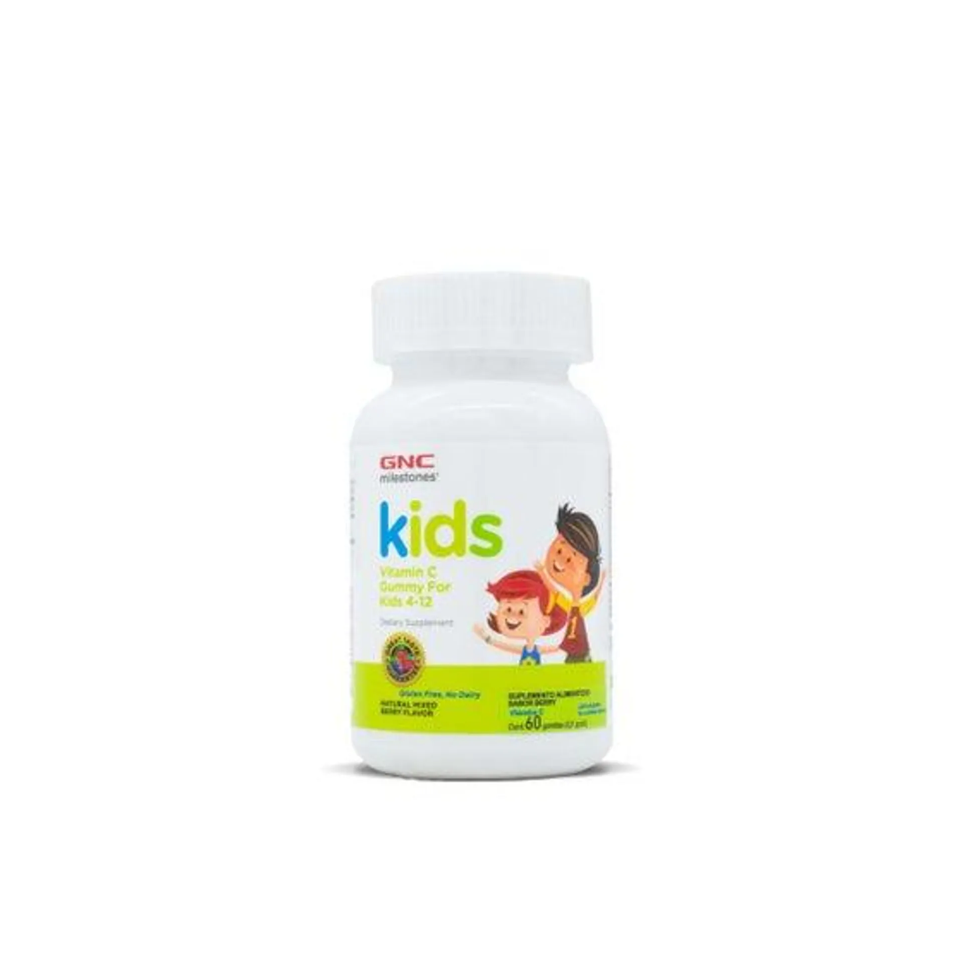 Vitamina C Masticable para Niños Milestones Moras 60 Gomitas