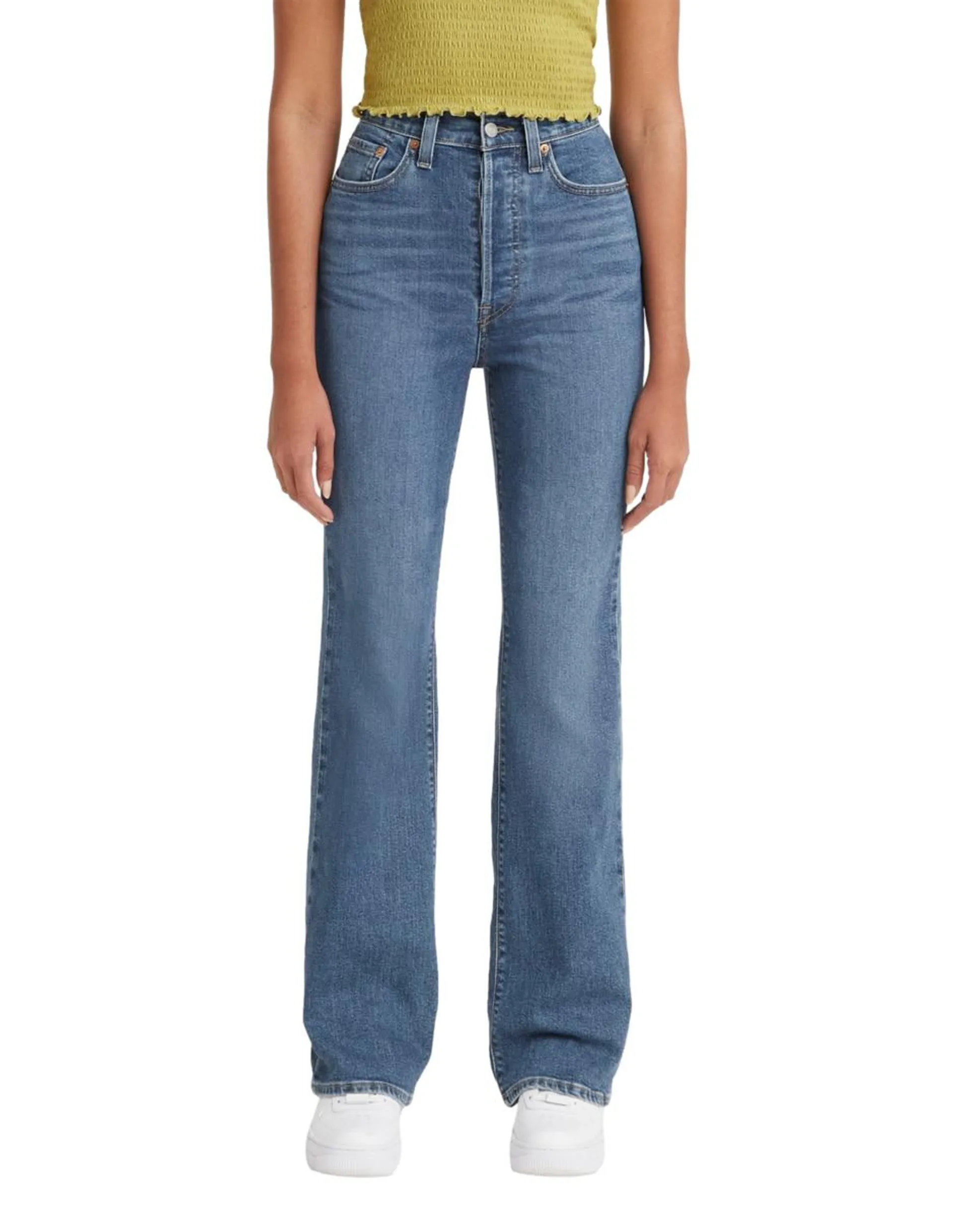 Jeans bota Levi's Ribcage Boot corte cintura alta para mujer