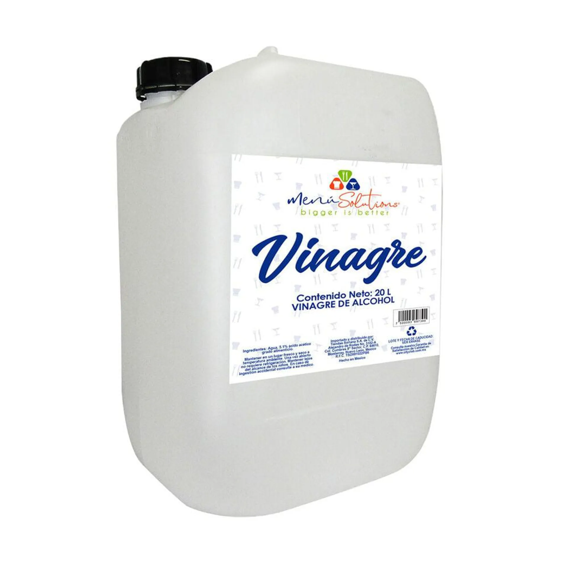 Vinagre Blanco Menú Solutions 20 L