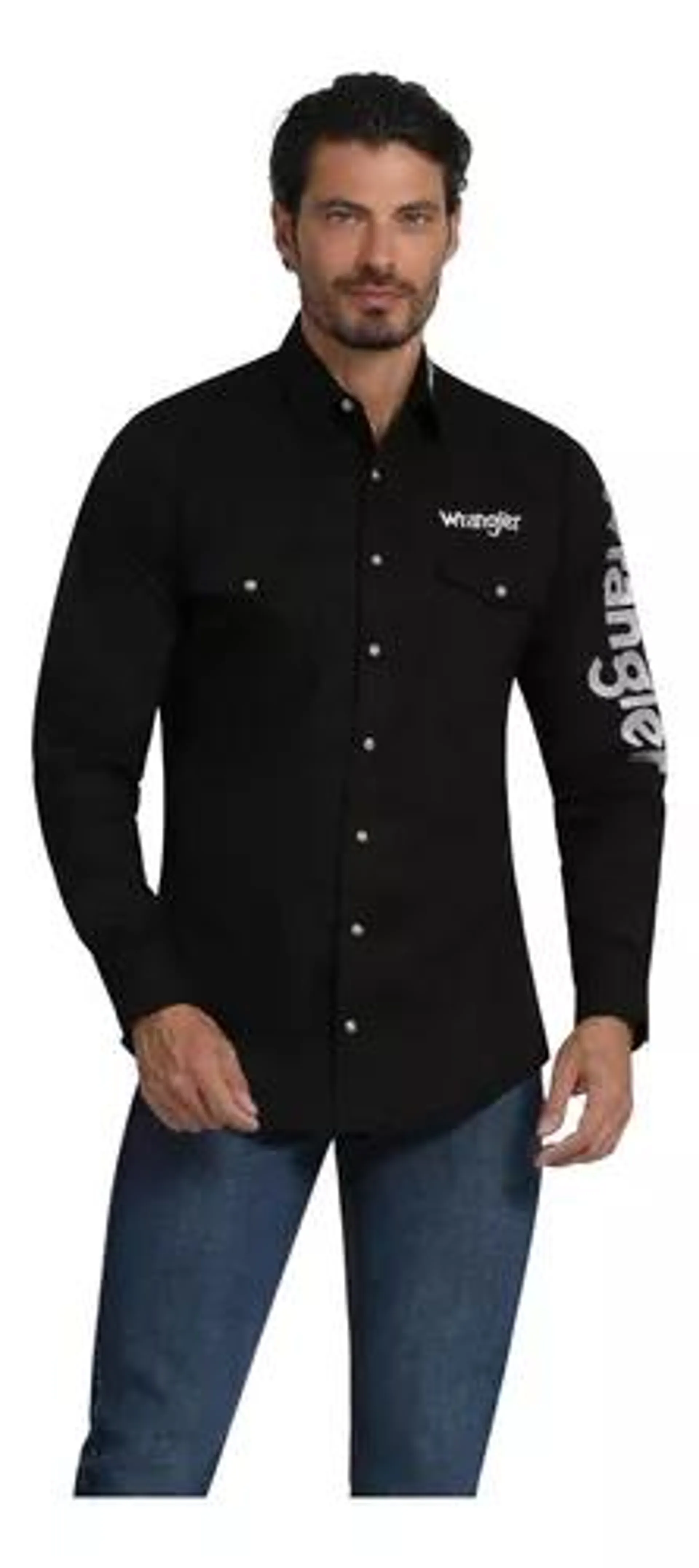 Camisa Vaquera Manga Larga Wrangler Hombre 685