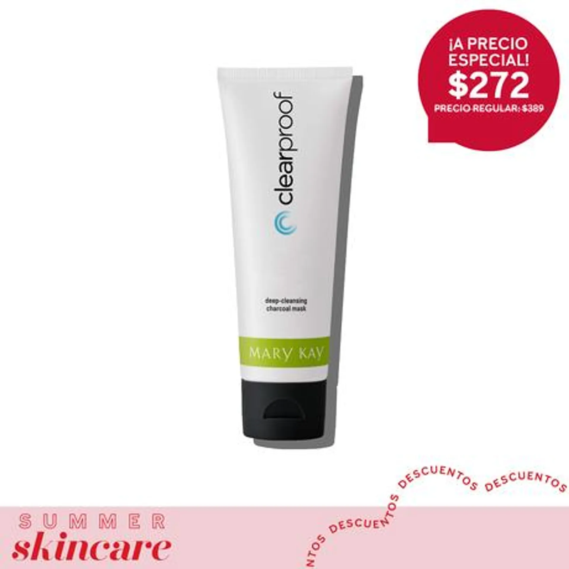 Mascarilla Facial de Limpieza Profunda con Carbón Clear Proof®