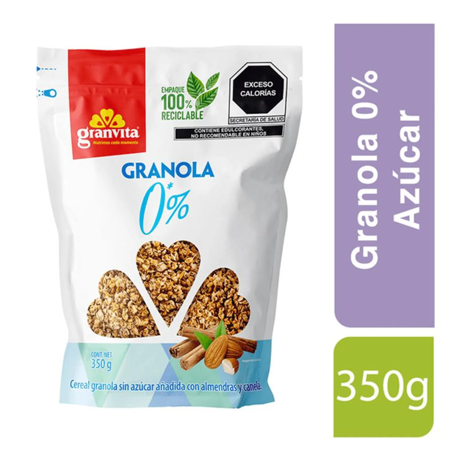 Granvita Granola 0% Azucar 350 g