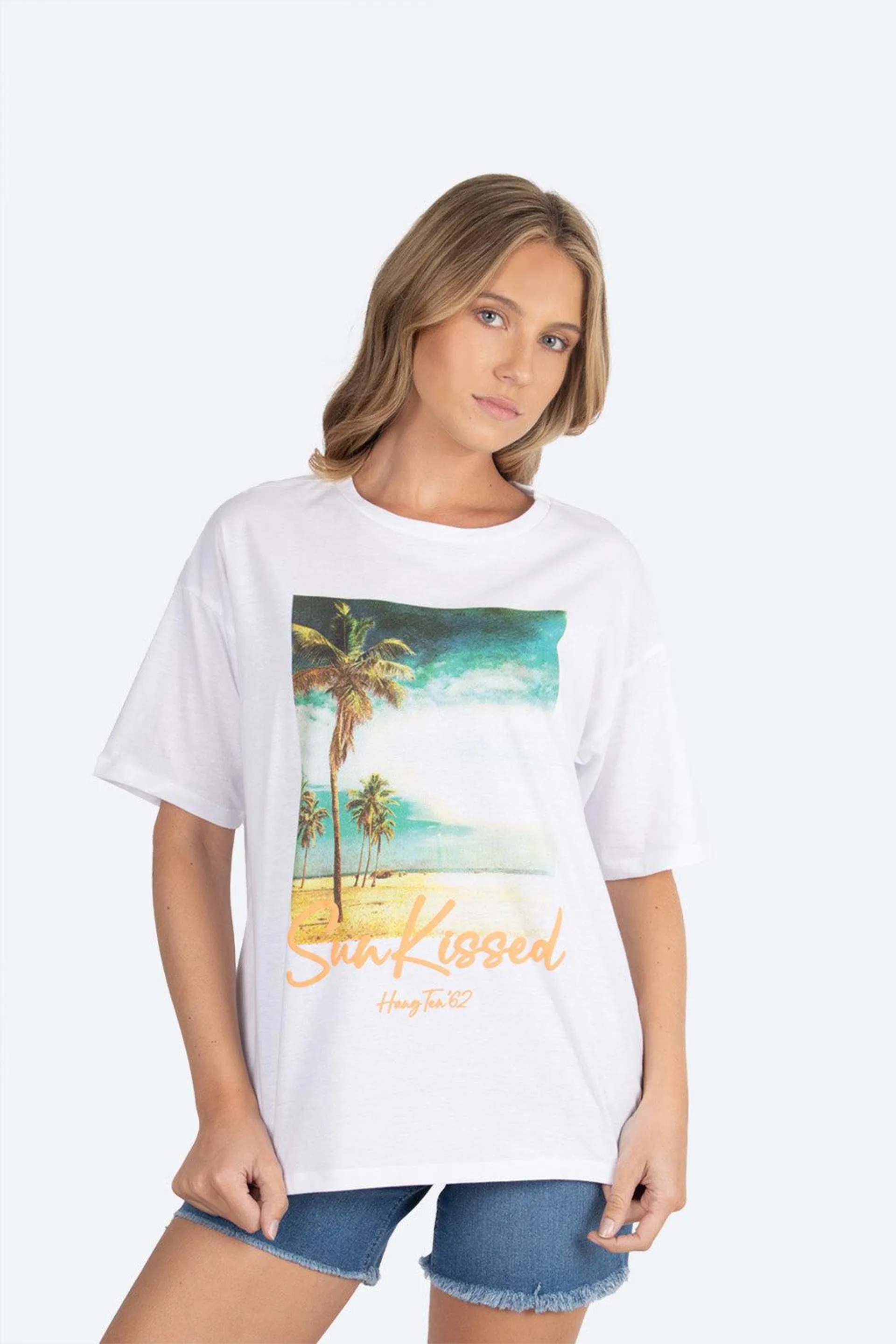 Playera estampada sun kissed