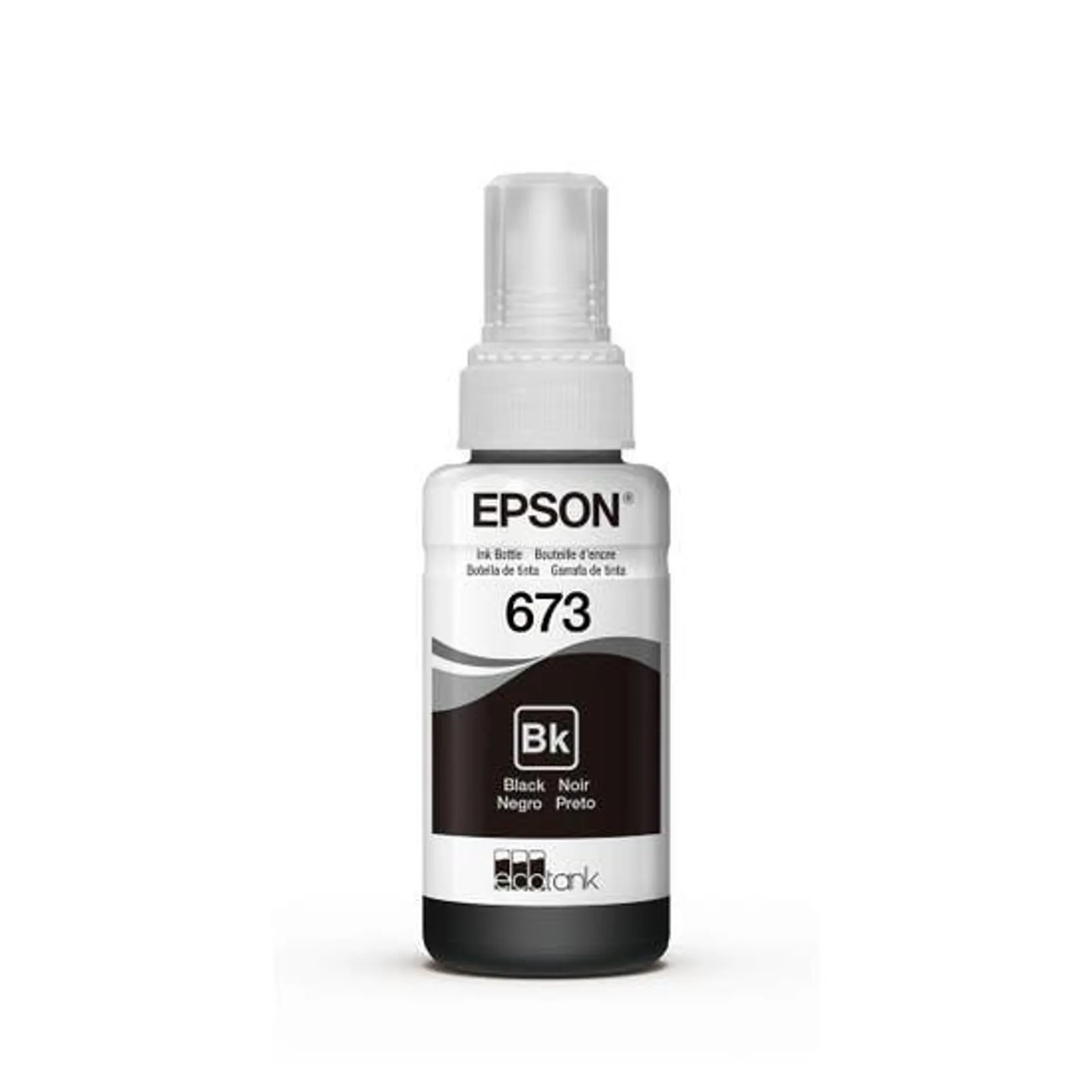 Botella de Tinta Epson Color Negro T673