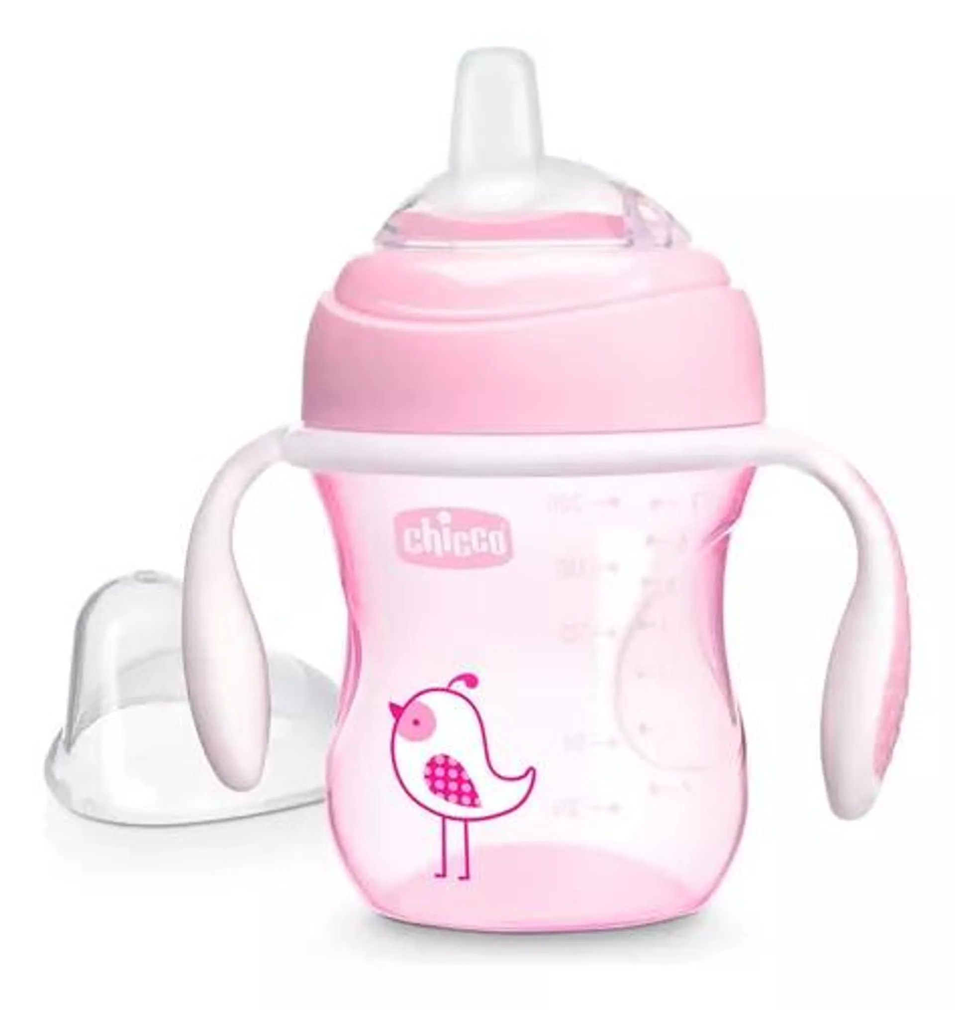 Chicco Vaso De Transición Rosa 4 Meses+ 200 Ml Color Rosa pálido Cups