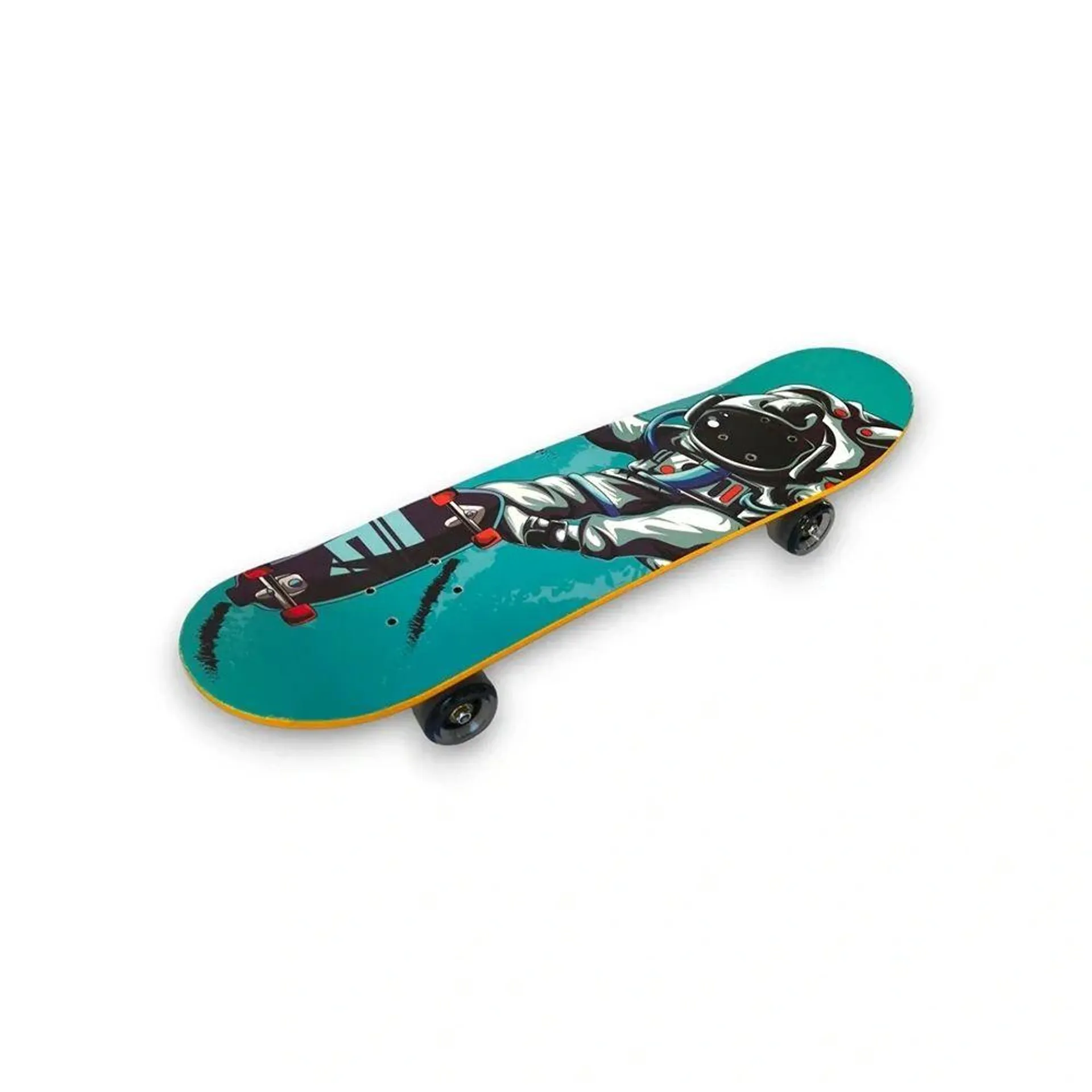 Patineta Skateboard de Madera Ruedas Con Luces Led