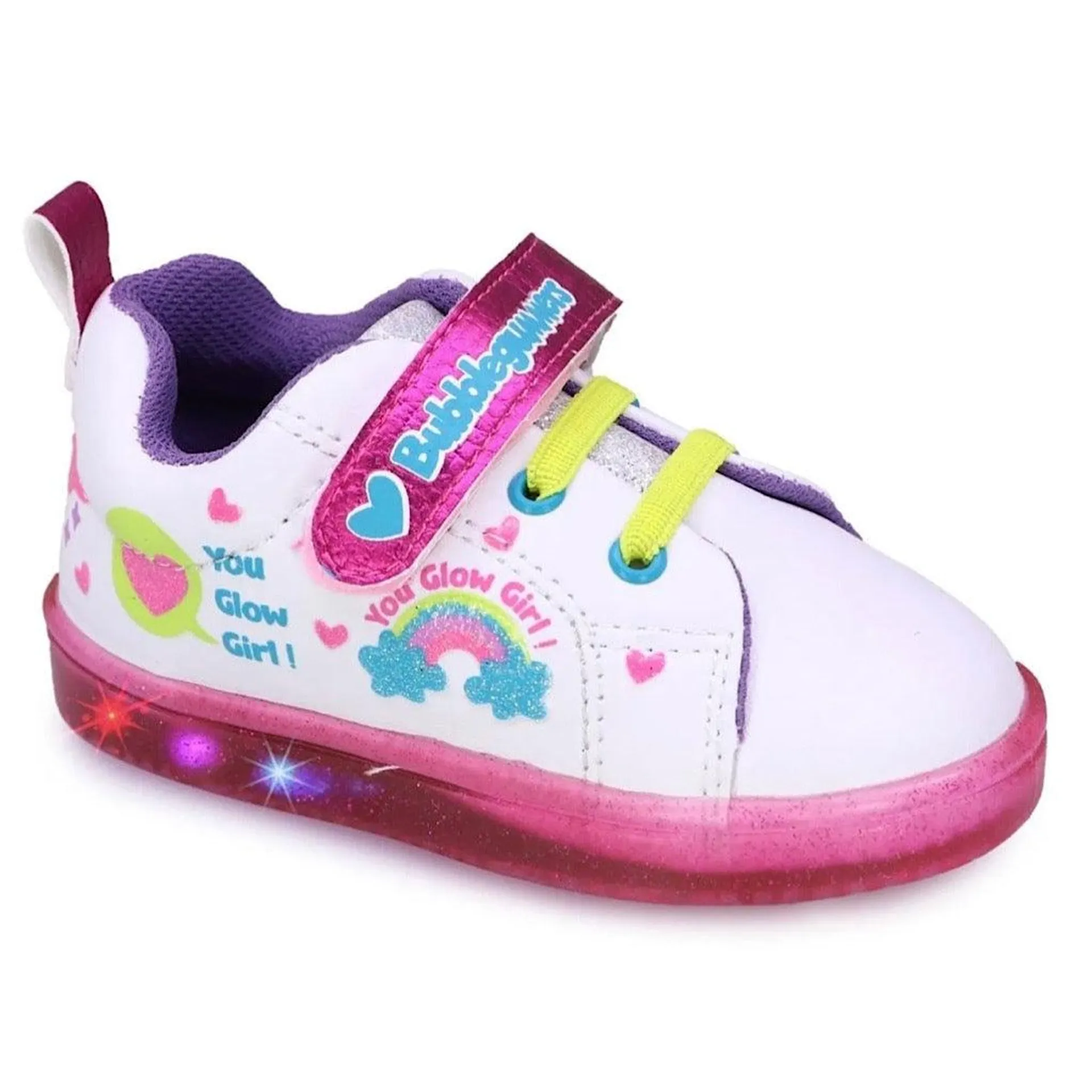 Tenis Bubble Gummers con luces Nicole lll fiusha