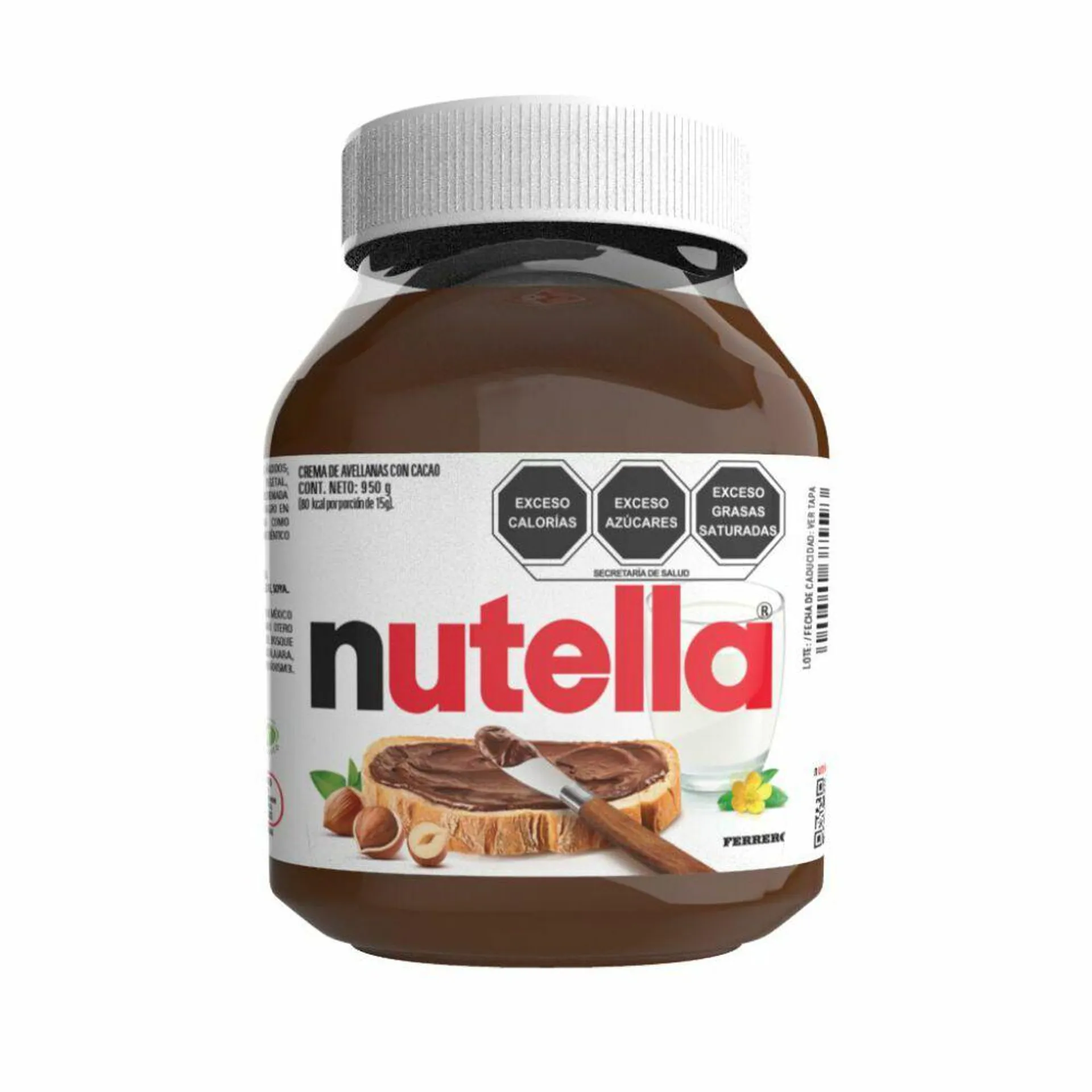 Crema de Avellanas Nutella 950 gr