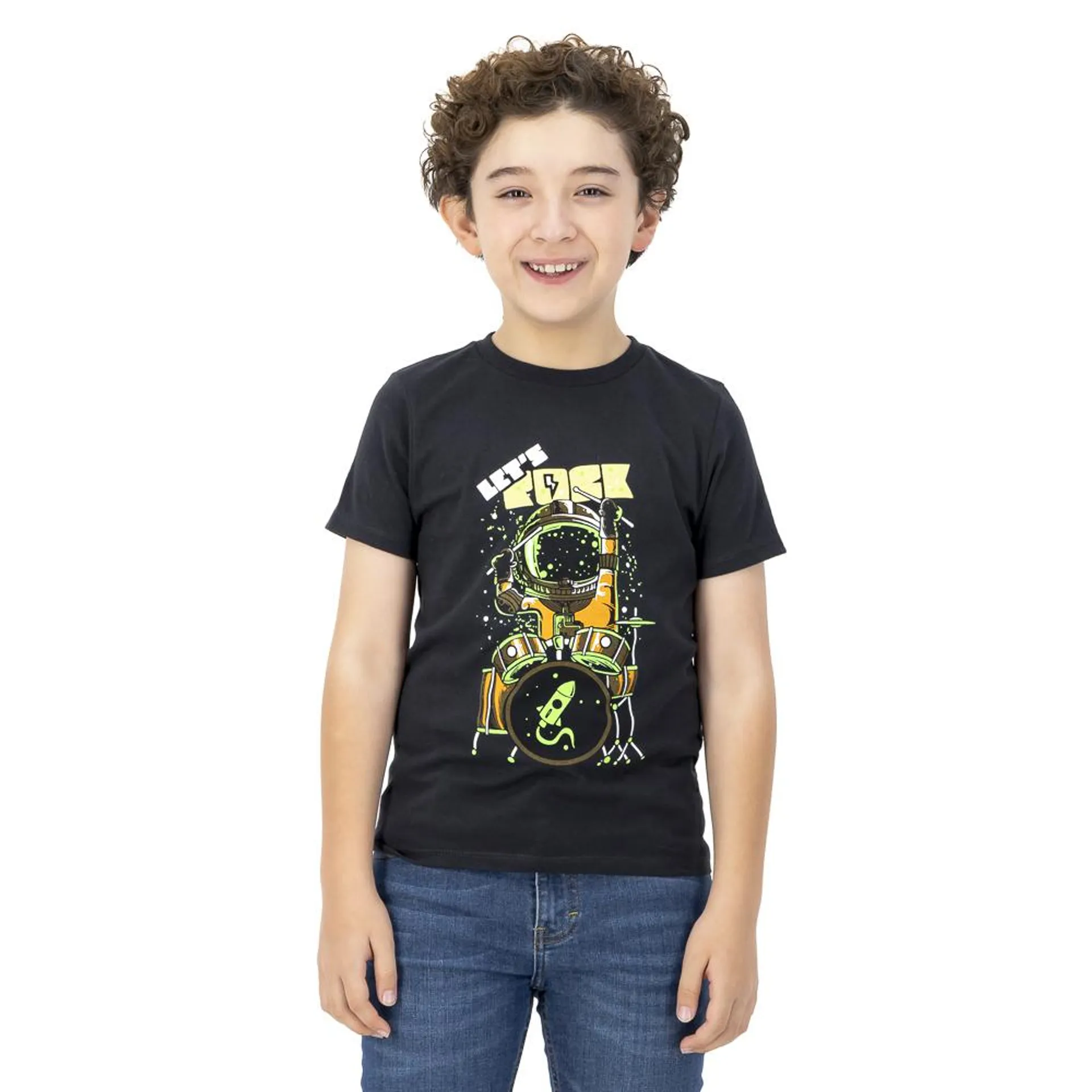 Playera Action Gear Niño Con Estampado De Astronauta