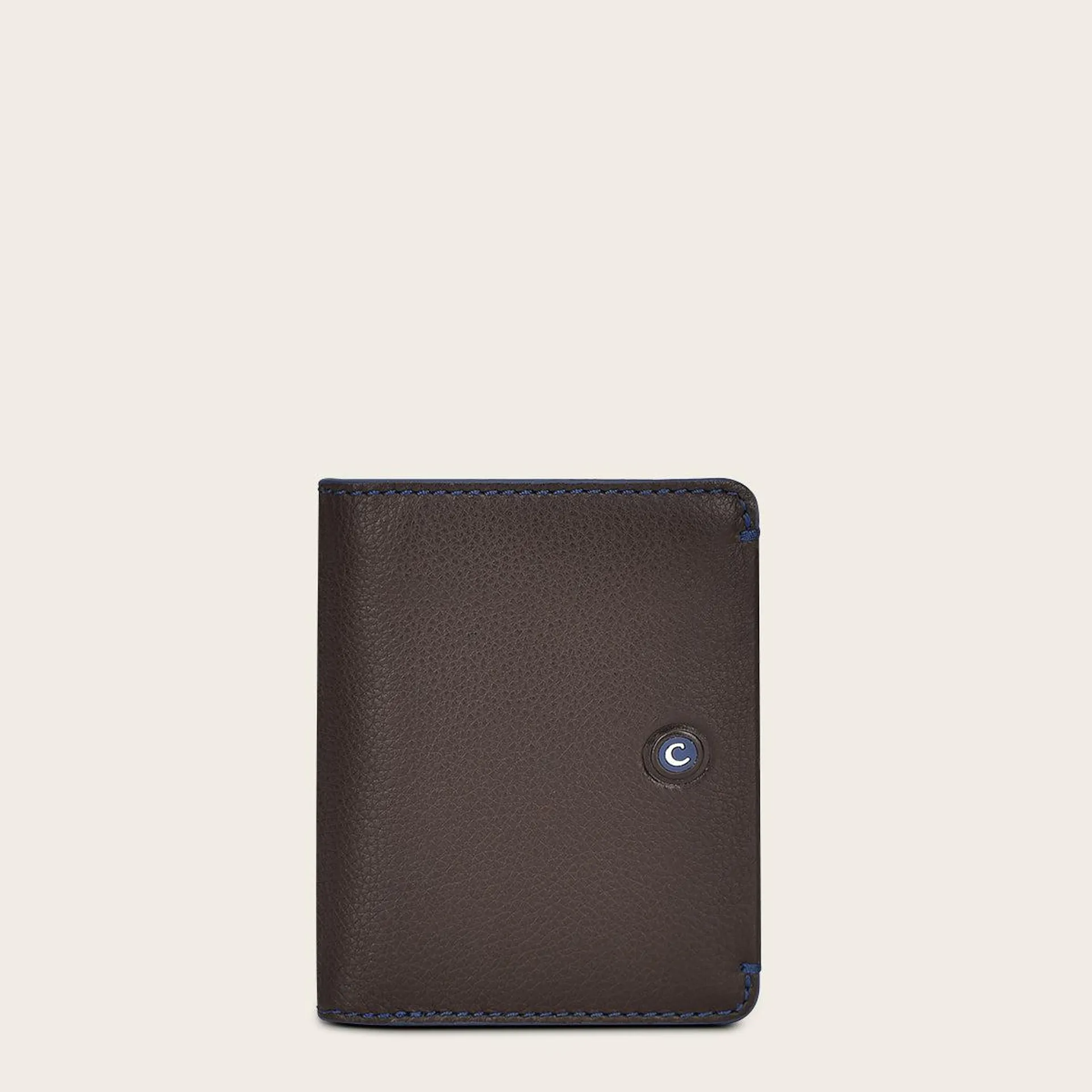 Billetera para caballero en piel genuina.