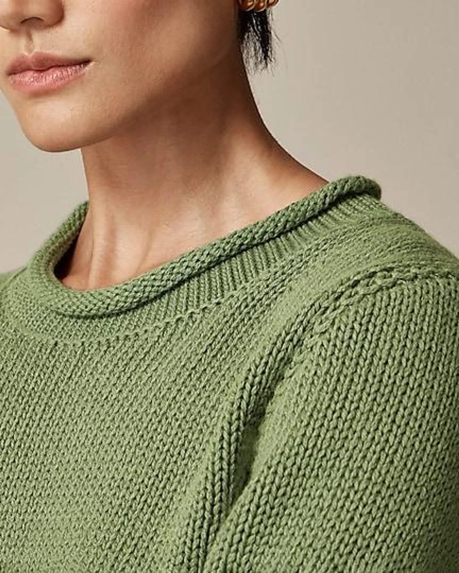 Heritage cotton Rollneck™ sweater