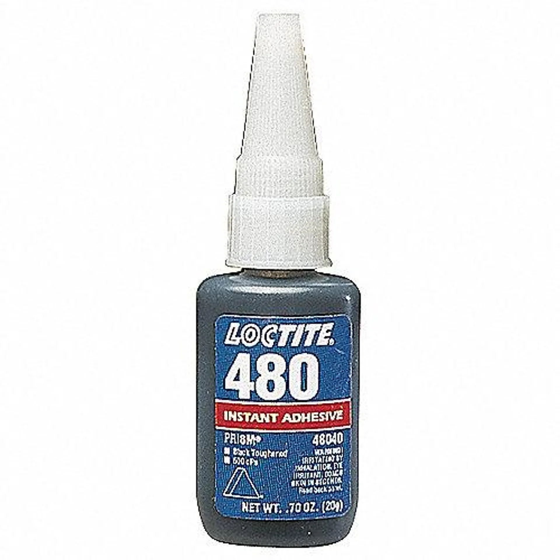 Adhesivo Instantáneo 480 Negro Botella 0.7 oz. liq.