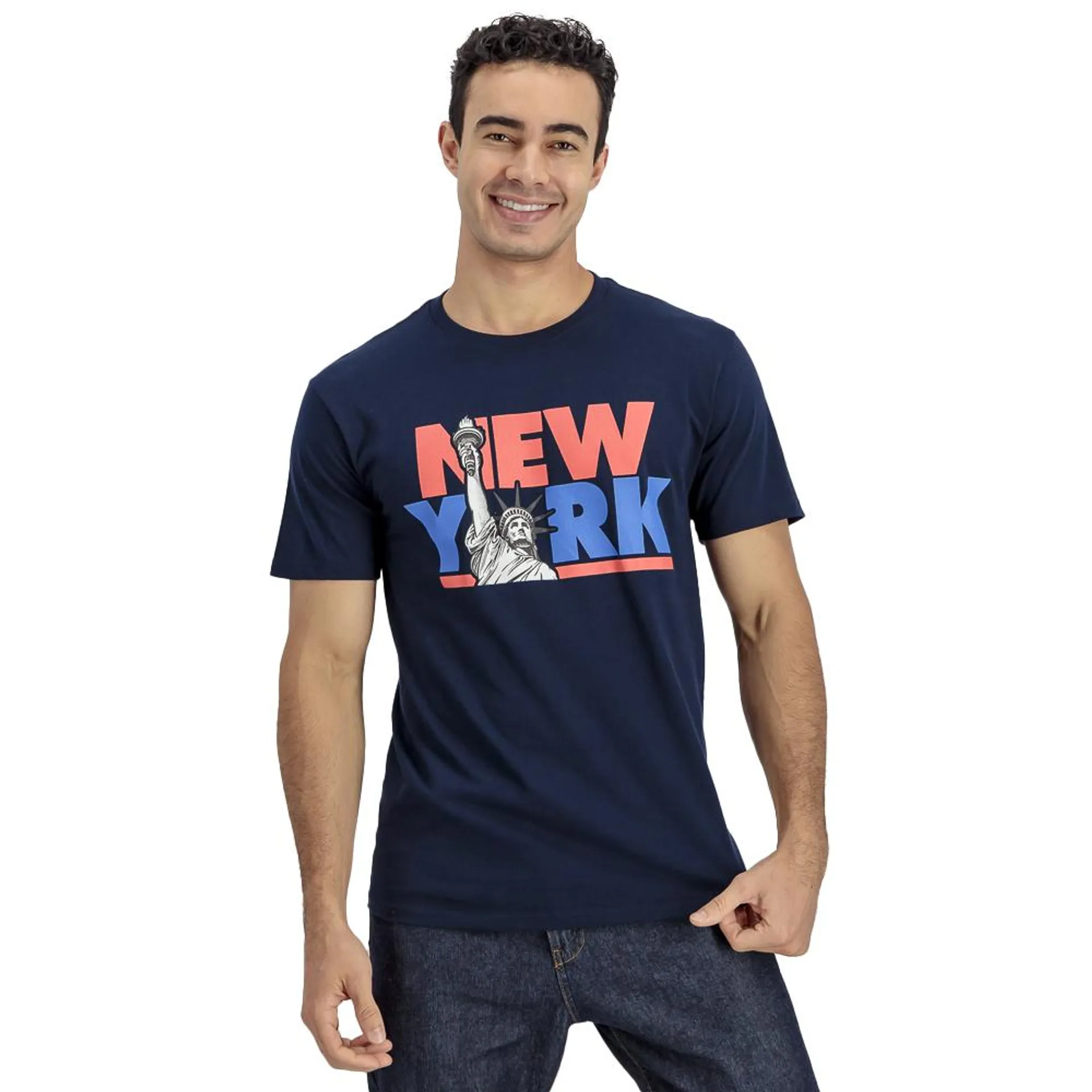 Playera Hummo Hombre Estampado New York