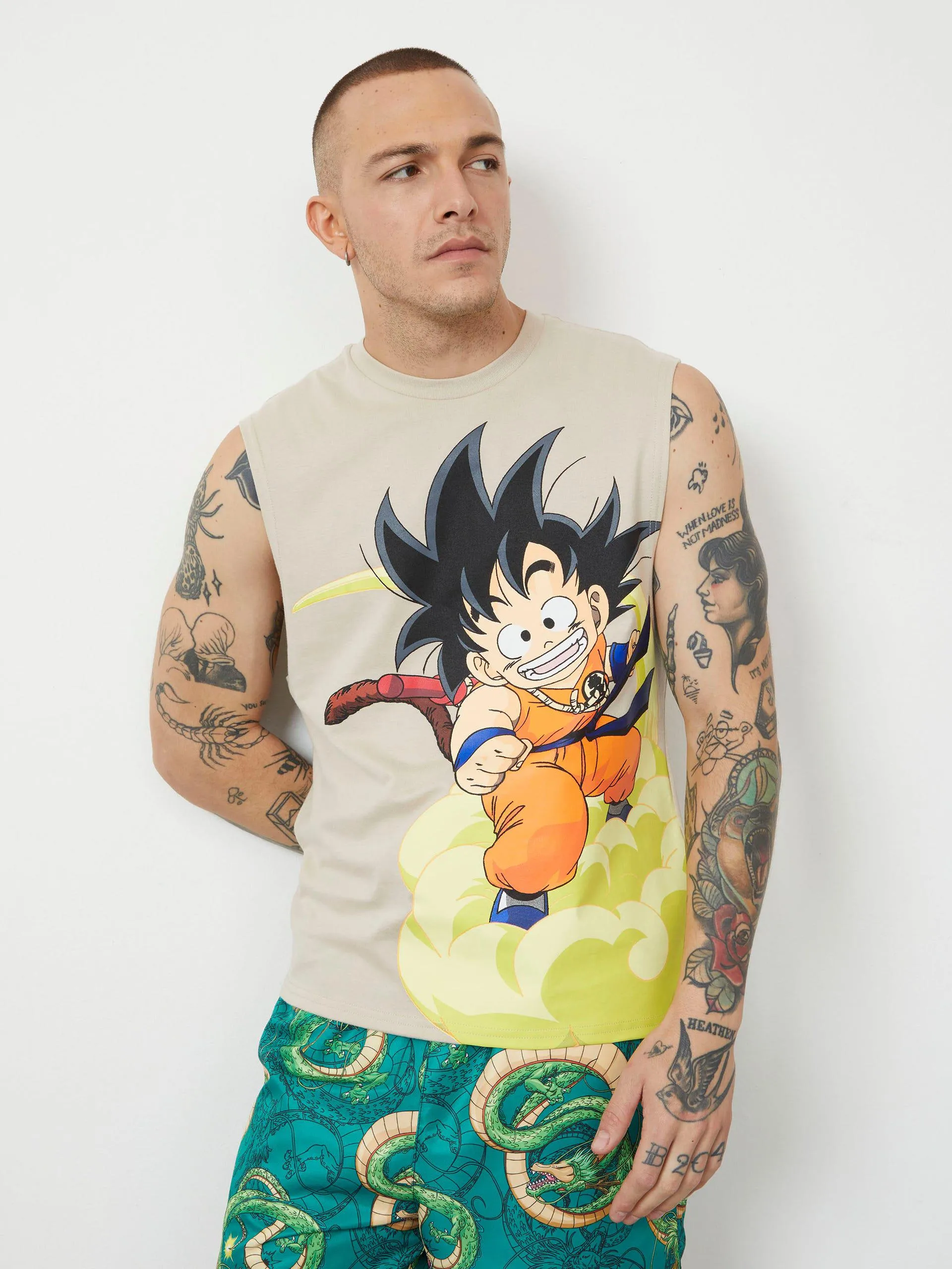 Playera sin Mangas Goku