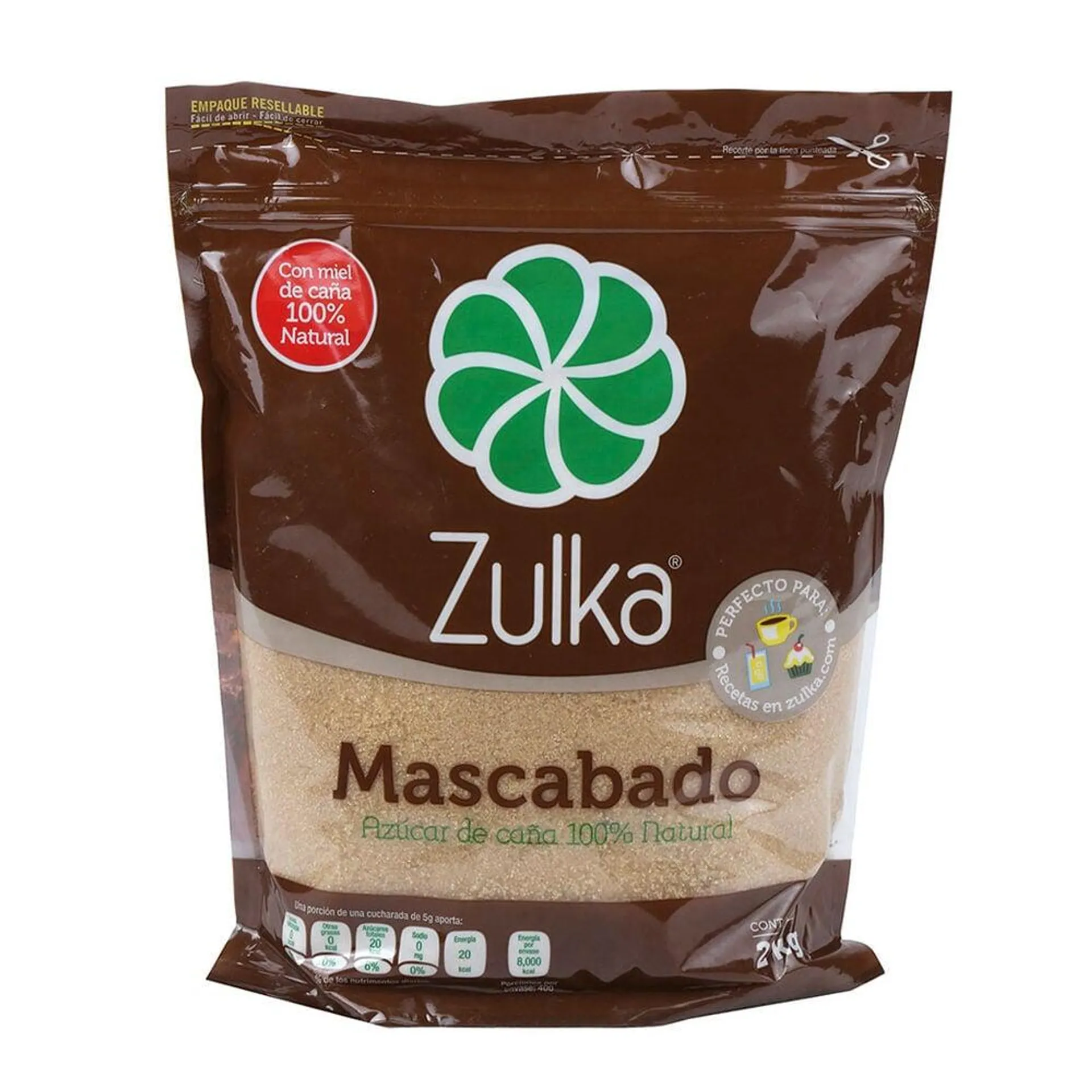 Azúcar Mascabado Zulka 2 Kg