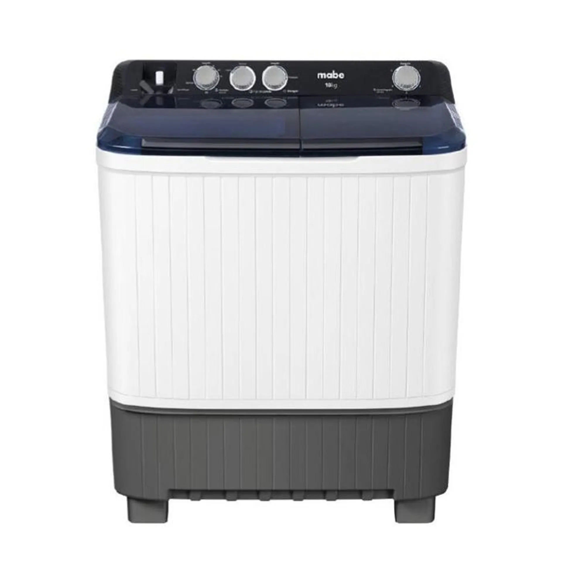 Lavadora semiautomática Mabe de 22 kg con dos tinas y propela