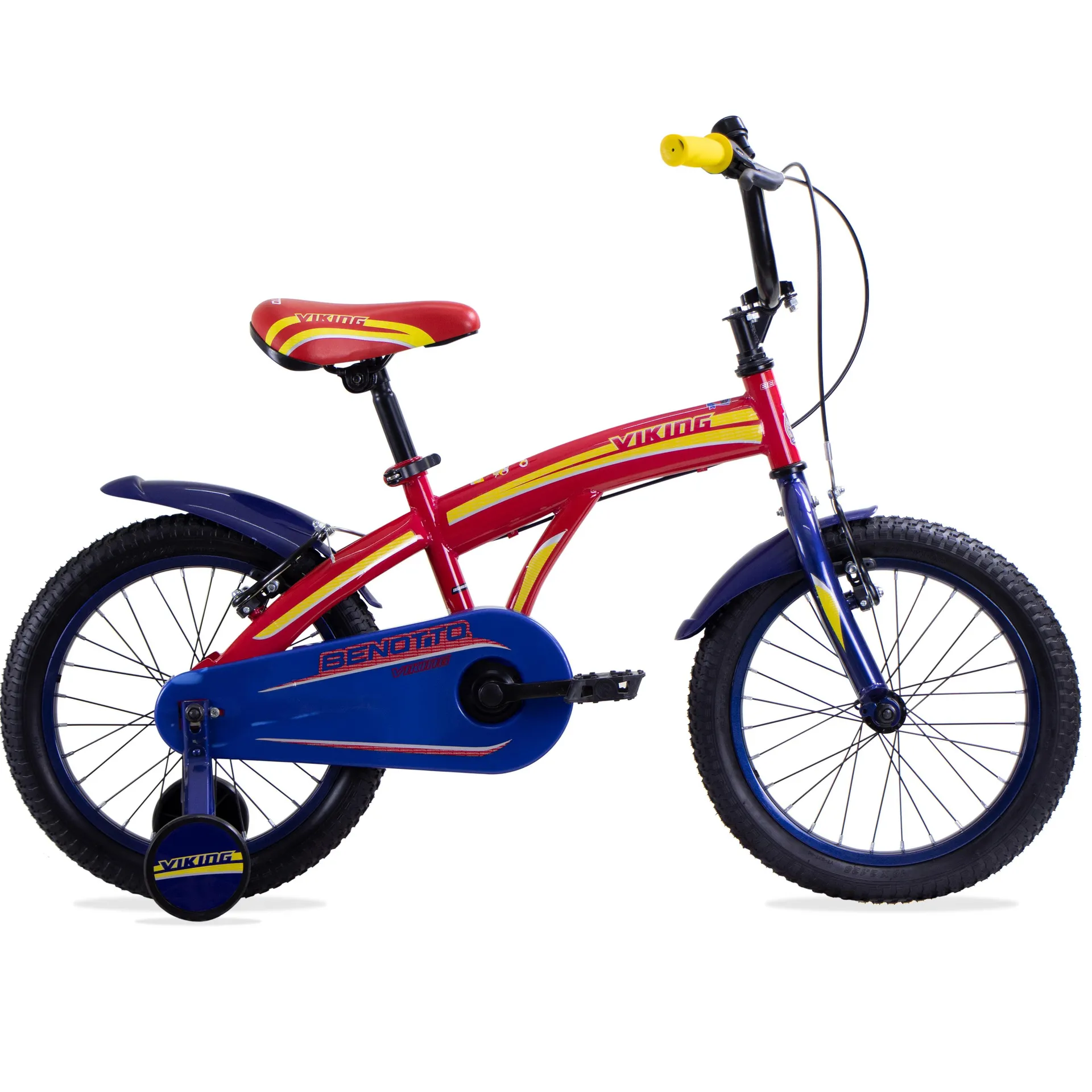 Bicicleta BENOTTO BMX VIKING R16 1V. Niño Frenos ”V” Acero Rojo/Azul Brillante Talla:UN