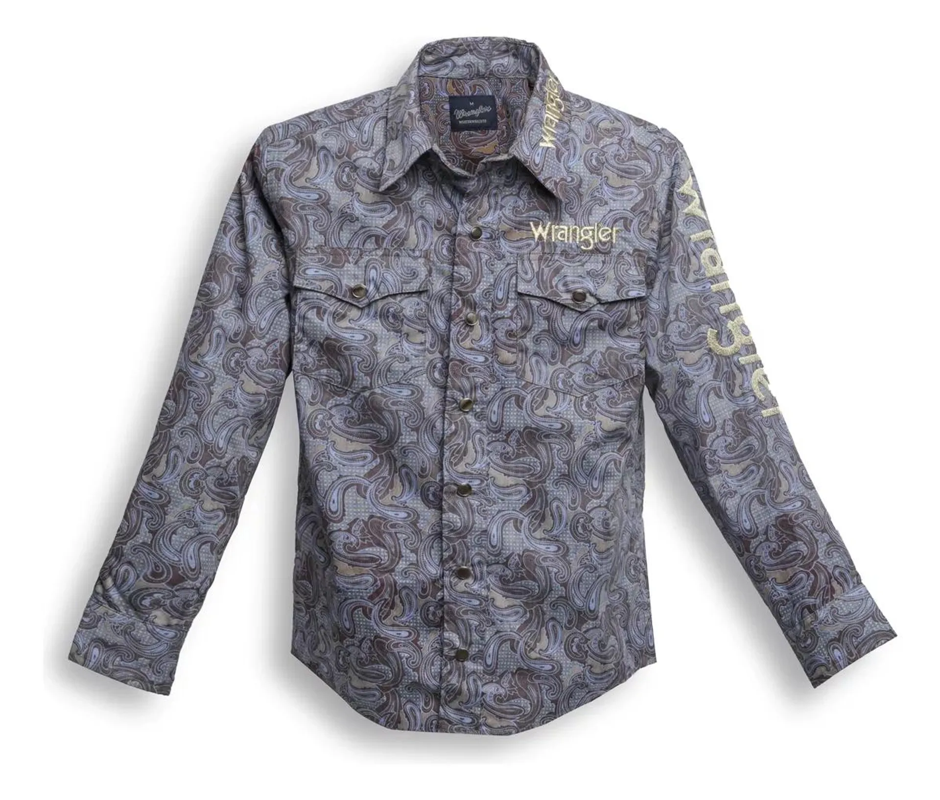 Camisa Vaquera Wrangler Niño Logos W01