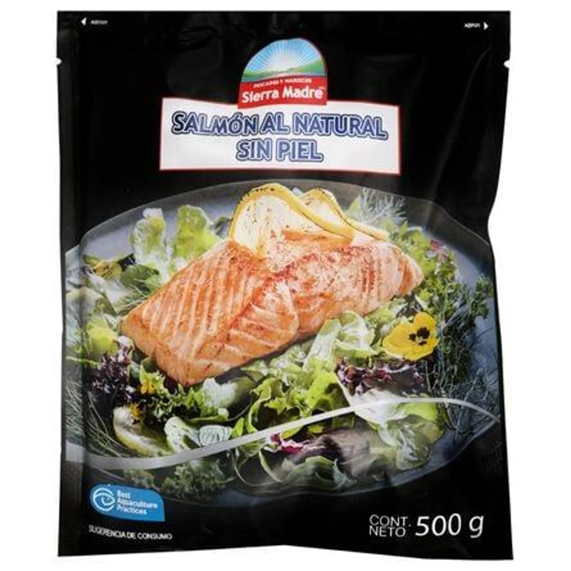 Salmón sin Piel Sierra Madre 500 gr