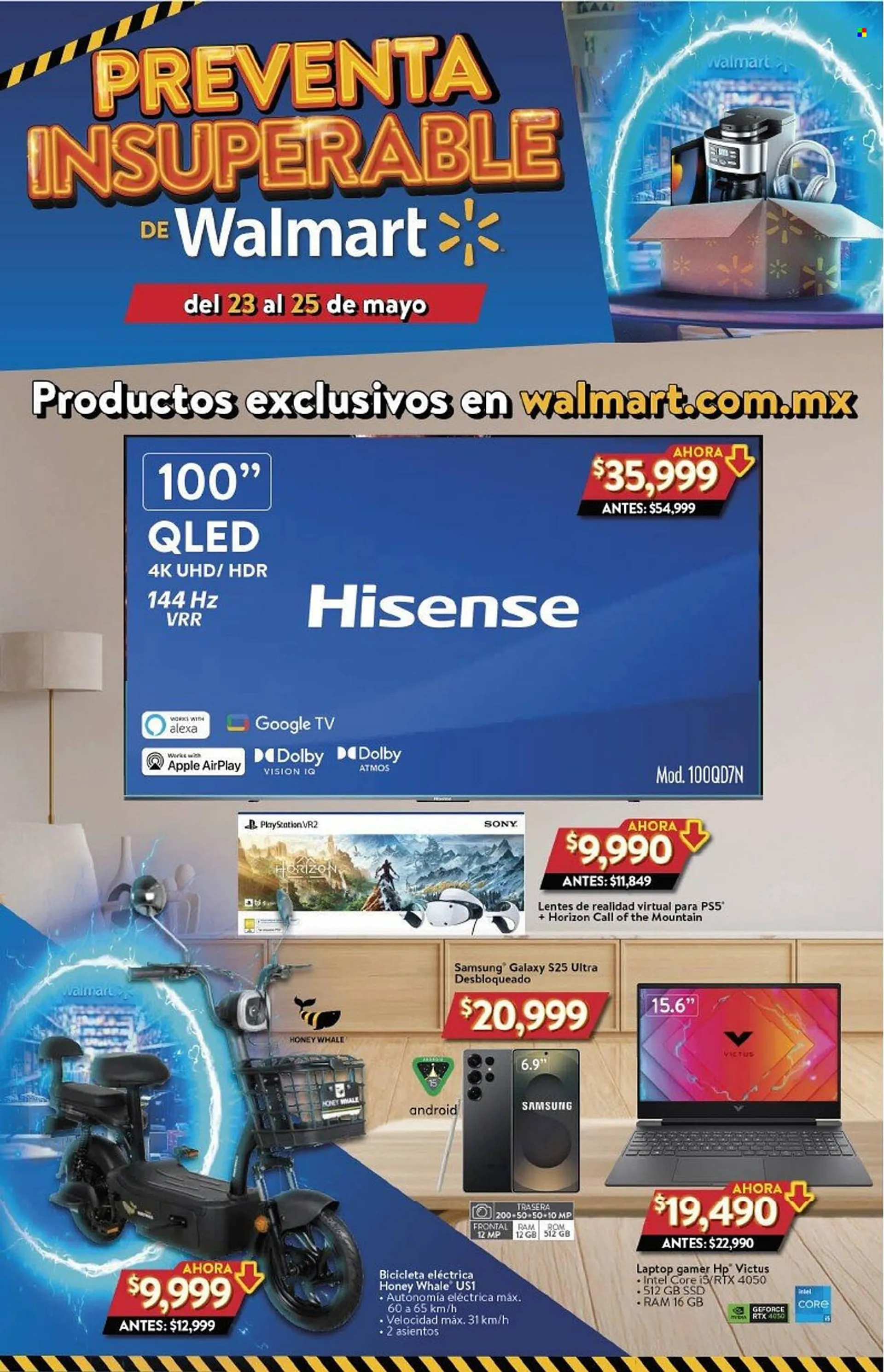 Catálogo de Catálogo Walmart 23 de mayo al 25 de mayo 2025 - Pagina 1