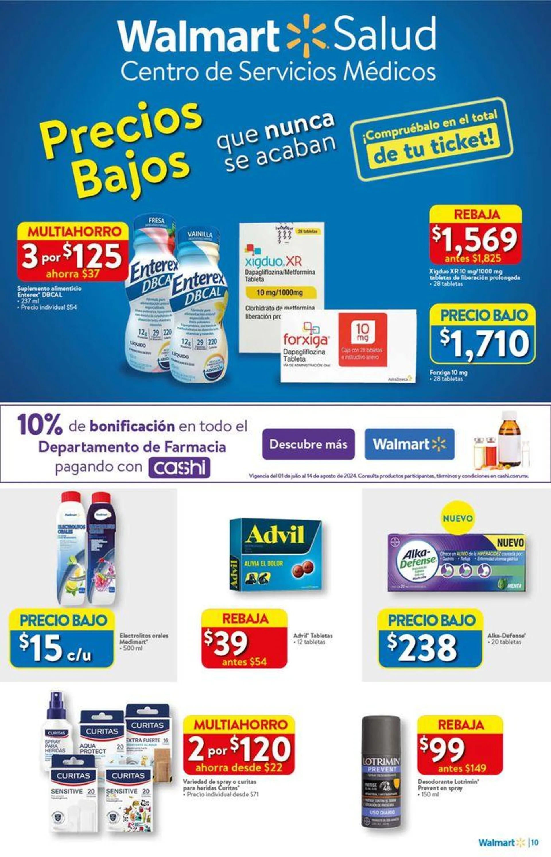 Catálogo de Walmart - Precios Bajos 25 de julio al 14 de agosto 2024 - Pagina 10