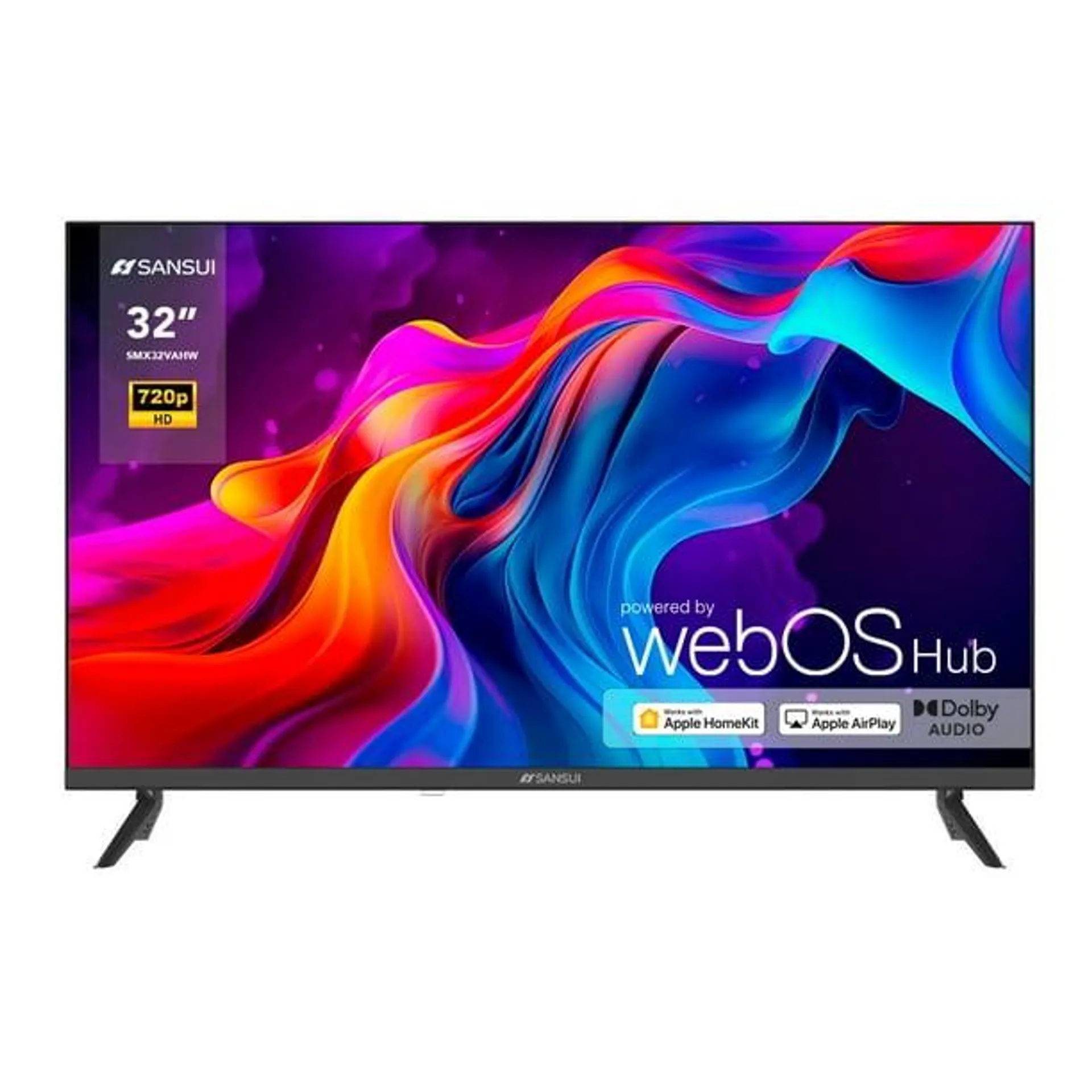 SANSUI SMX32VAHW TV 32 HD Smart TV, WiFi Sistema Operativo WebOS Series 2024 (32 HD)