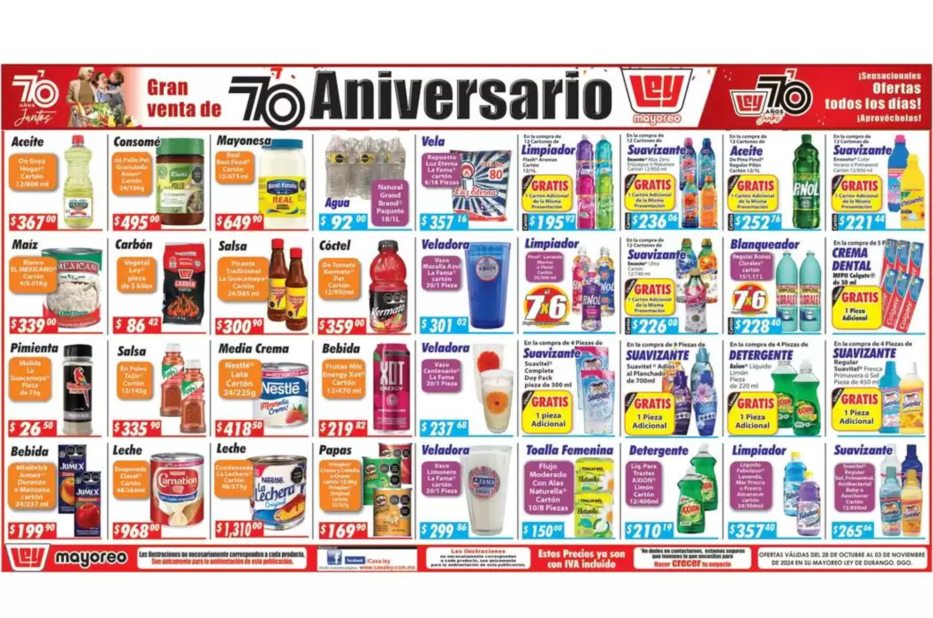 Catálogo de Mayoreo - Gran Venta de Aniversario 28 de octubre al 3 de noviembre 2024 - Pagina 3