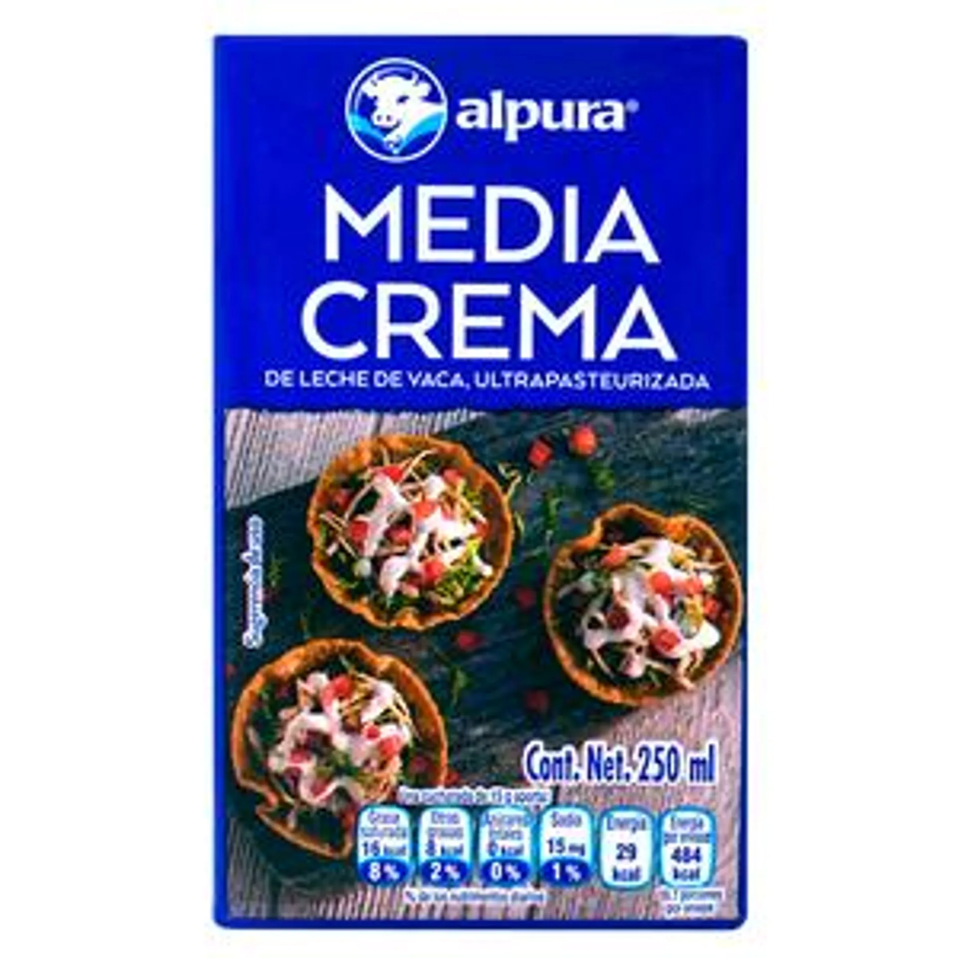 MEDIA CREMA ALPURA TETRA 250 ML.