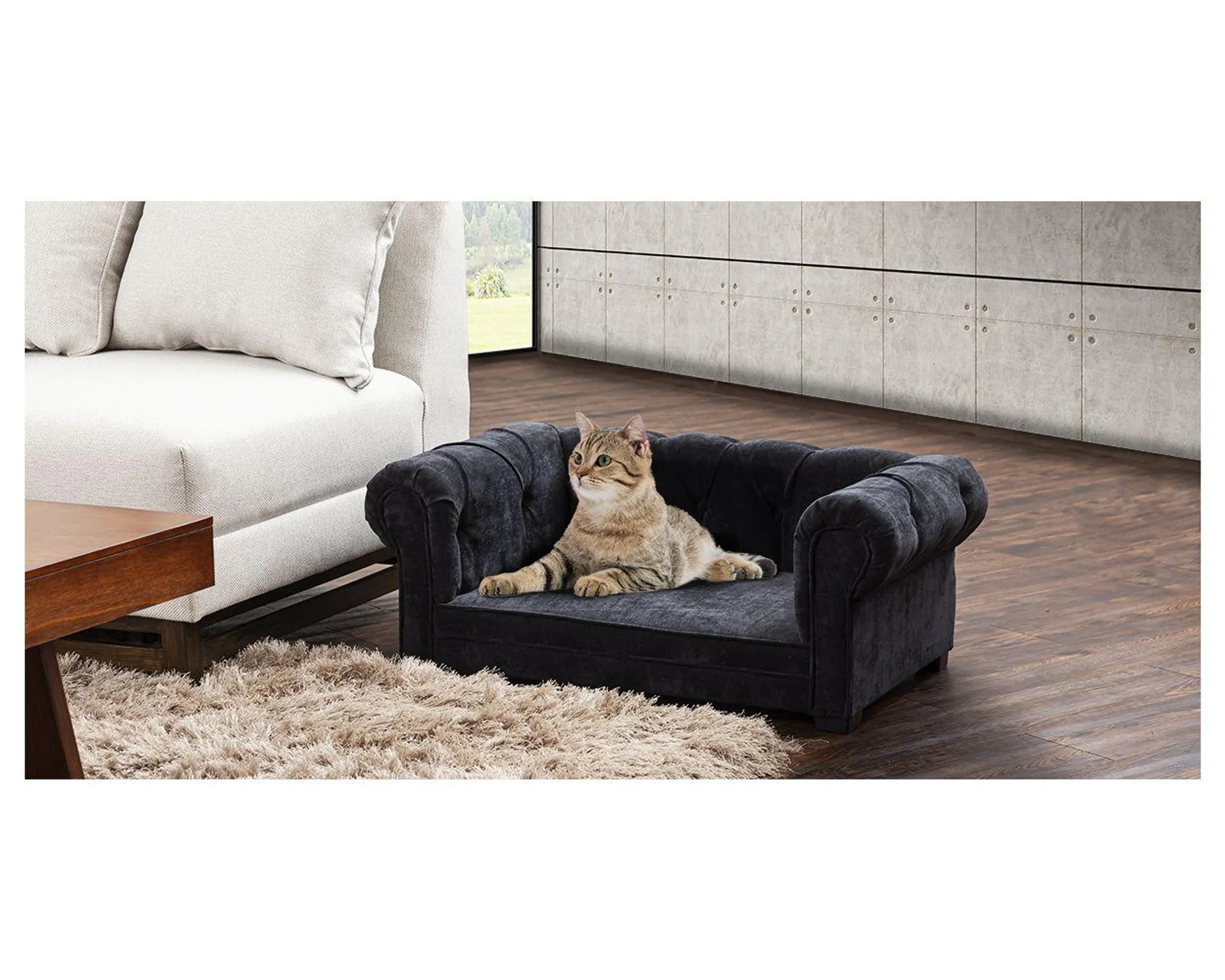 Cama Para Mascota Pet New Cantabria Negro