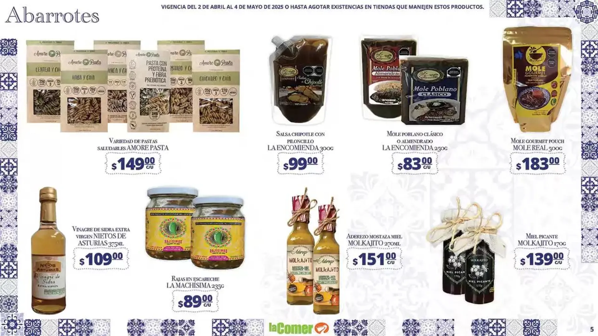 Catálogo de La Comer Puebla Rincones de México 2 de abril al 4 de mayo 2025 - Pagina 5