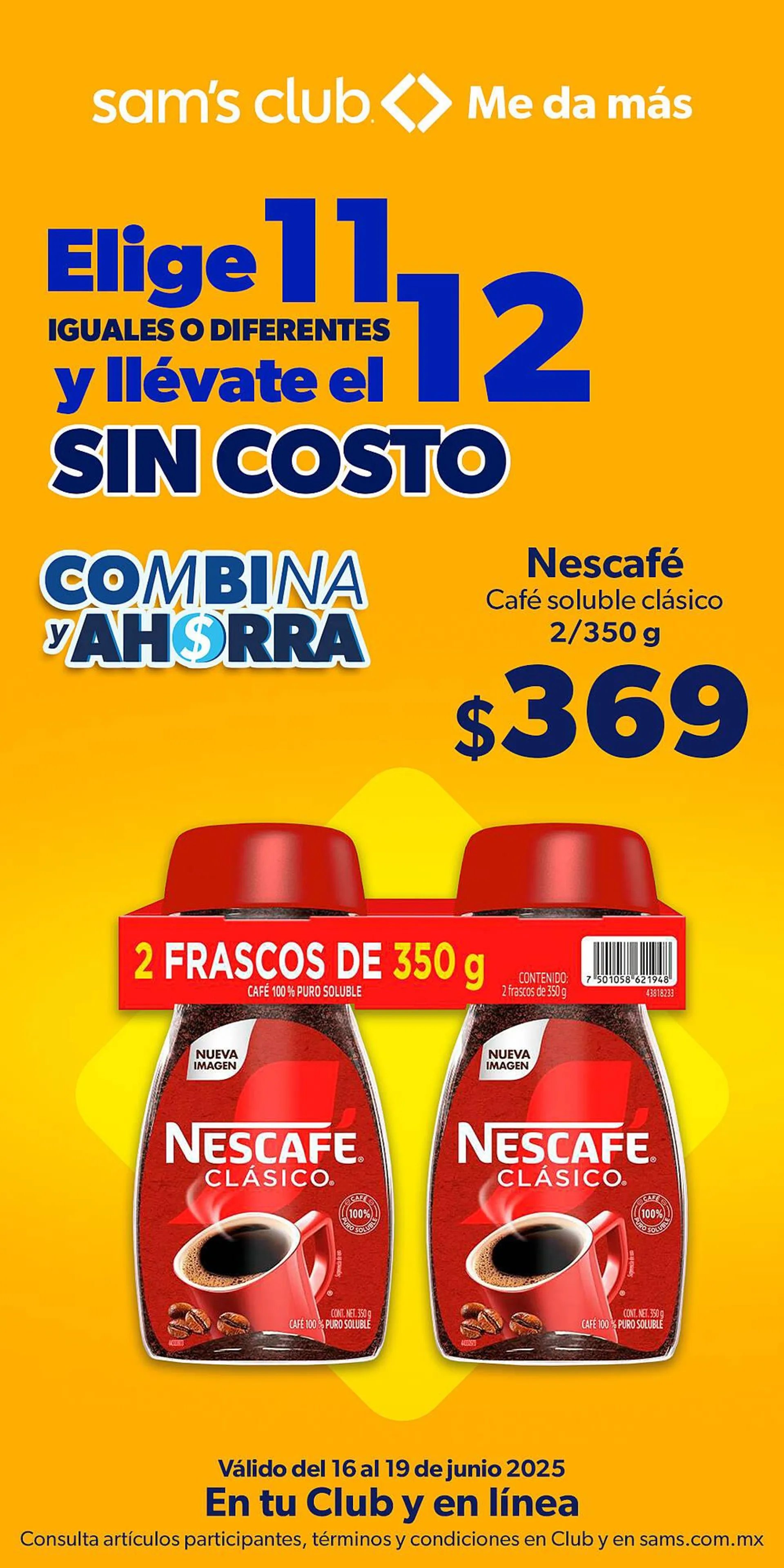 Catálogo de Catálogo Sam's Club 17 de junio al 19 de junio 2025 - Pagina 1