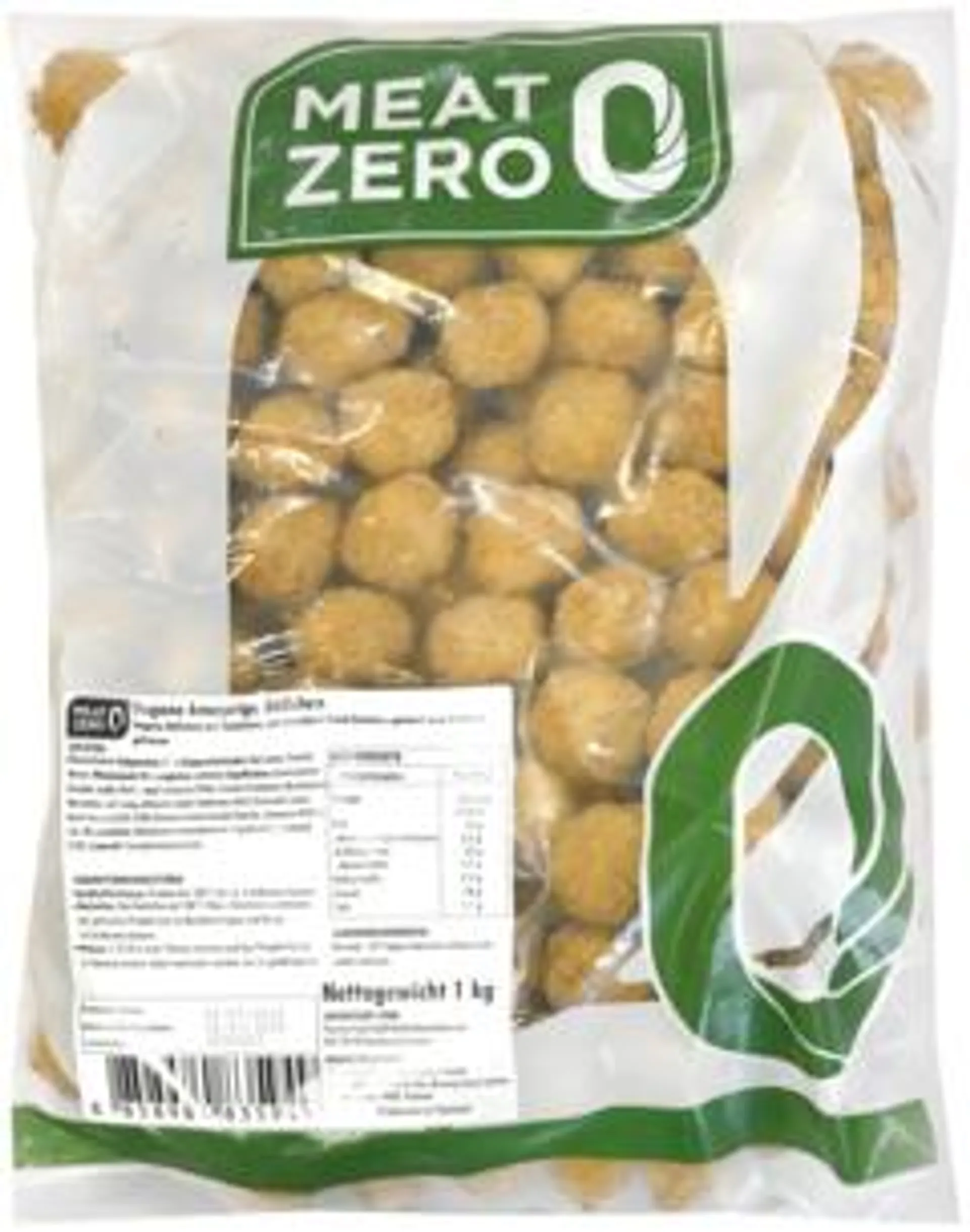 Meat Zero Vegan Kip-Popcorn 1kg