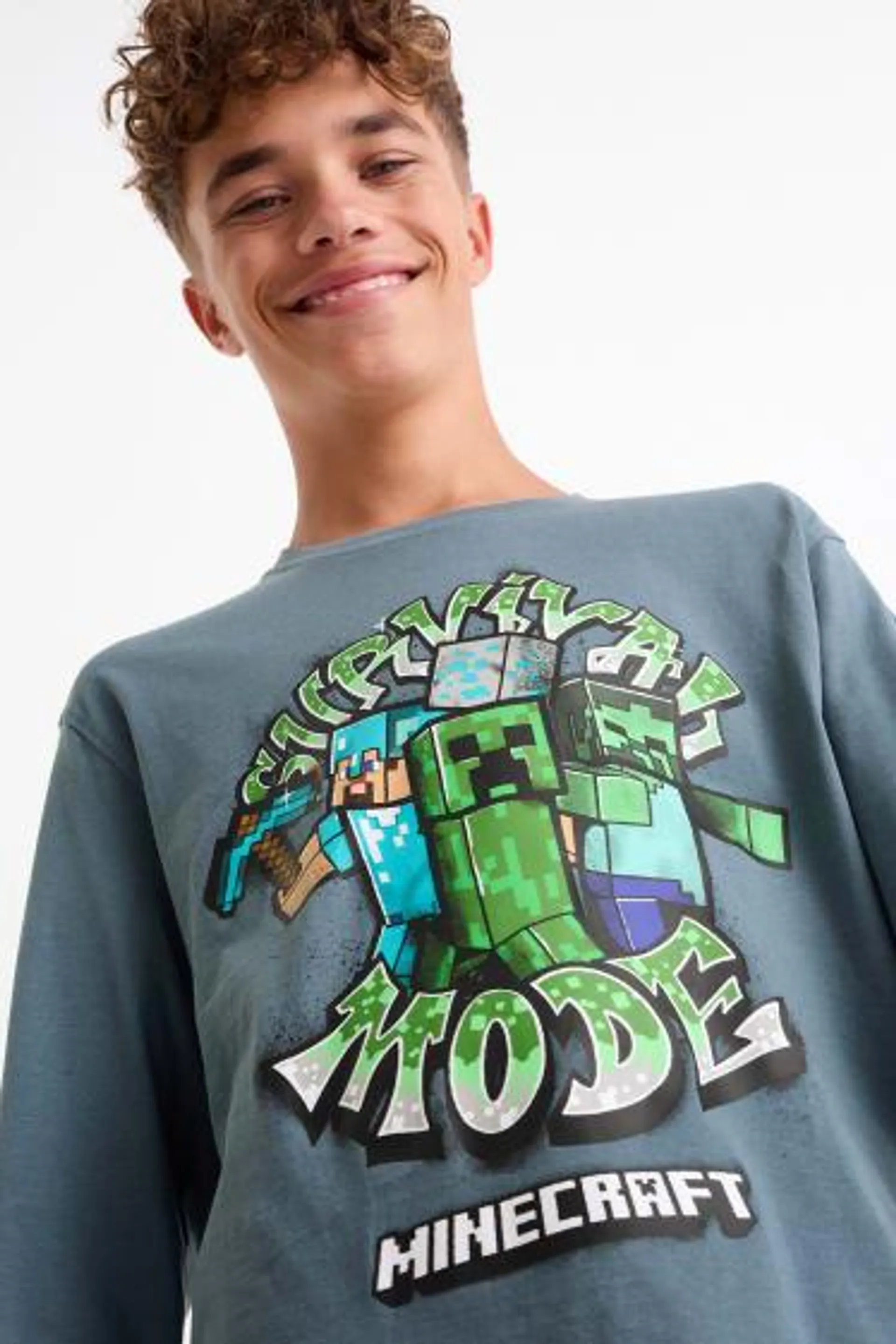 Set van 2 - Minecraft - longsleeve