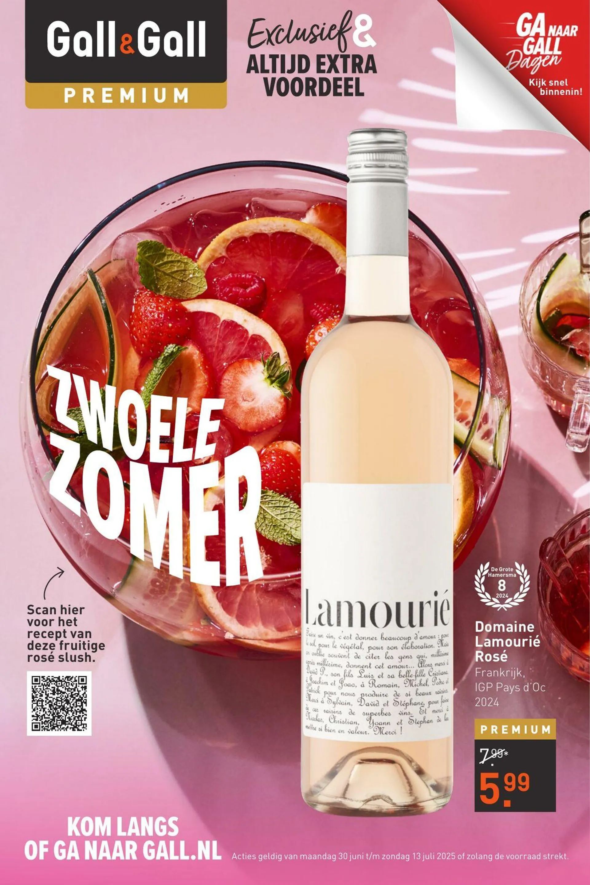 Gall & Gall Actuele folder van 30 juni tot 13 juli 2025 - Folder pagina 1