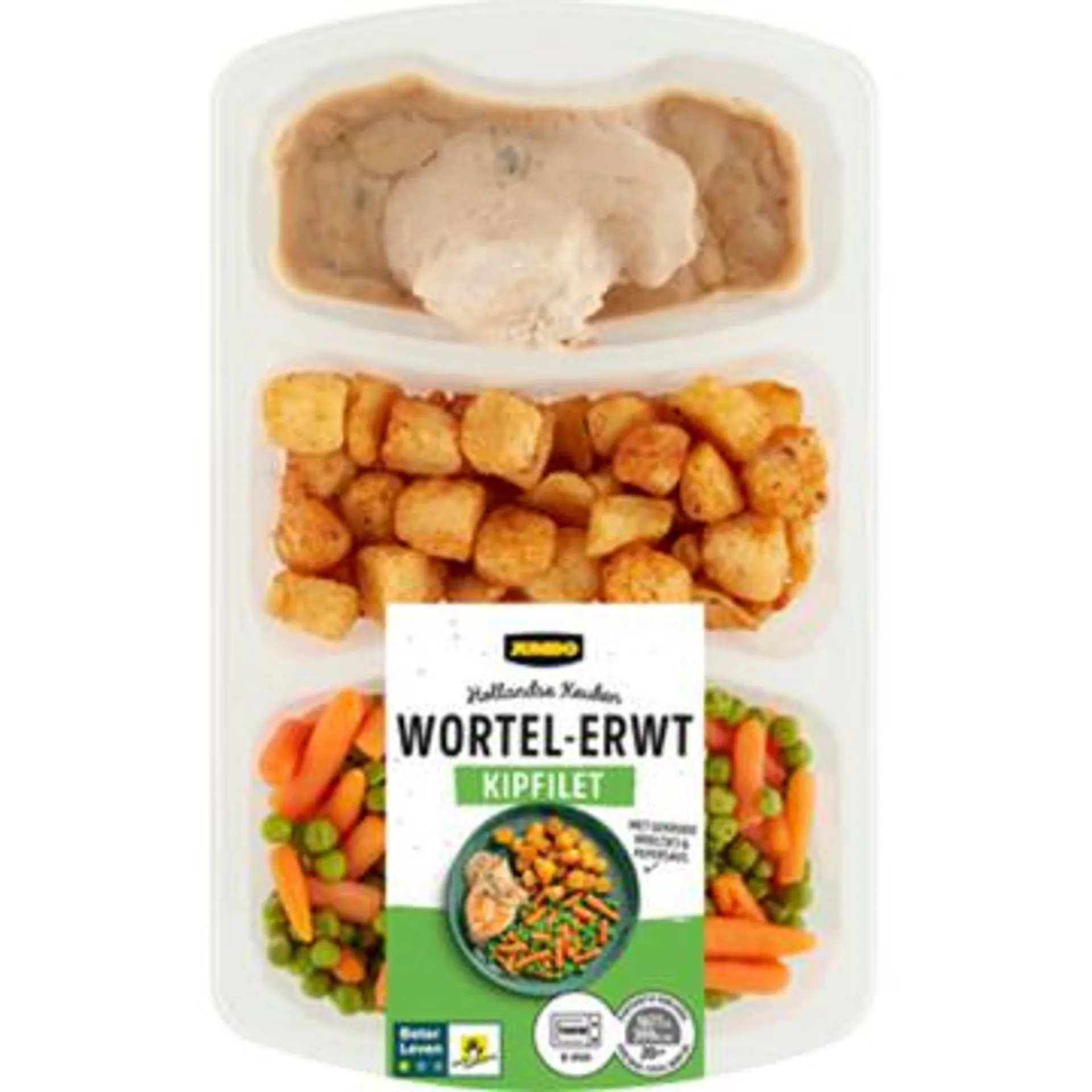 Jumbo Wortel-Erwt Kipfilet 500g