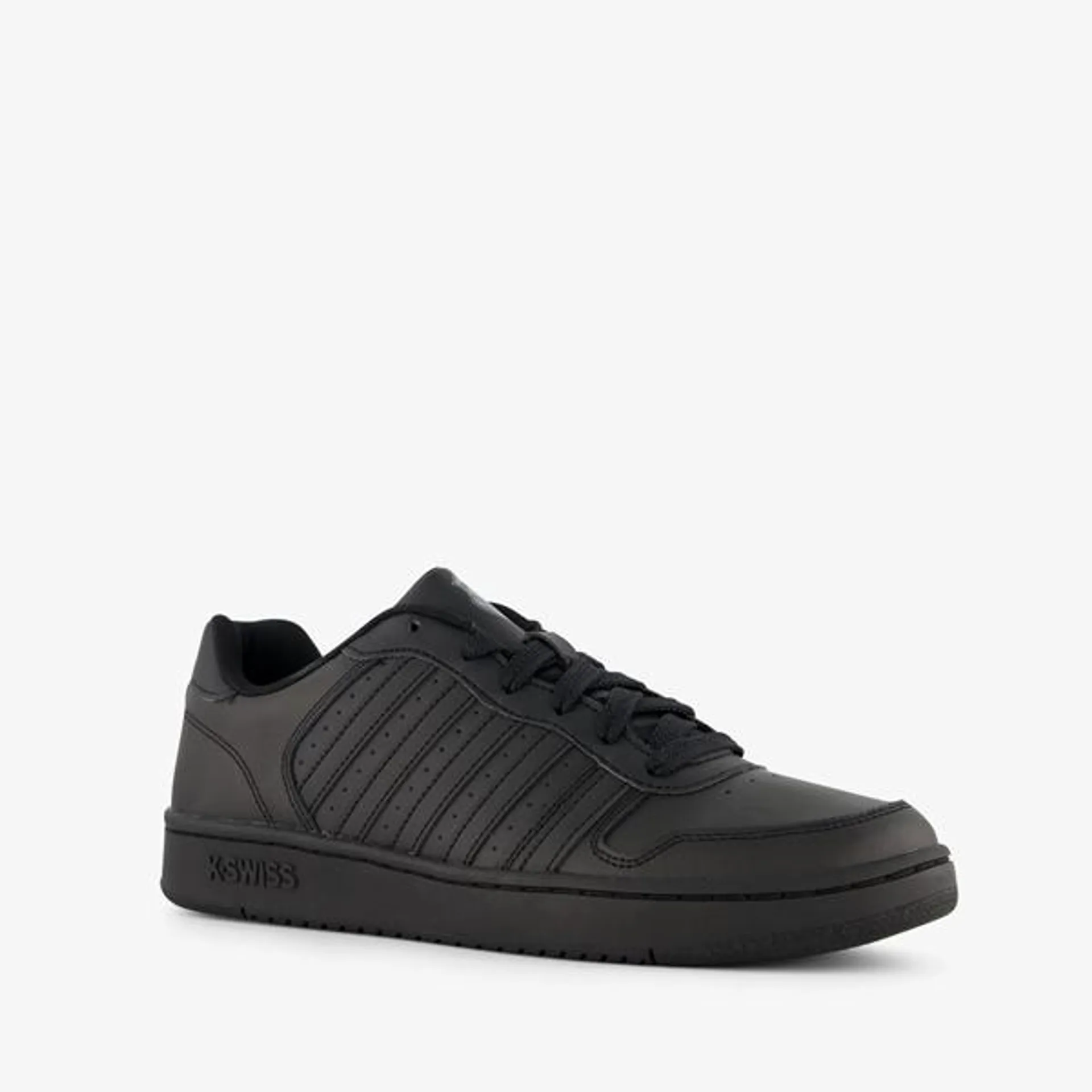 K-Swiss Court Palisades leren heren sneakers zwart